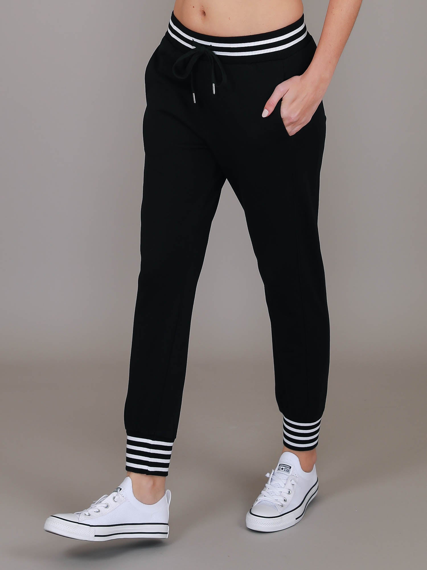 black lounge joggers #color_black