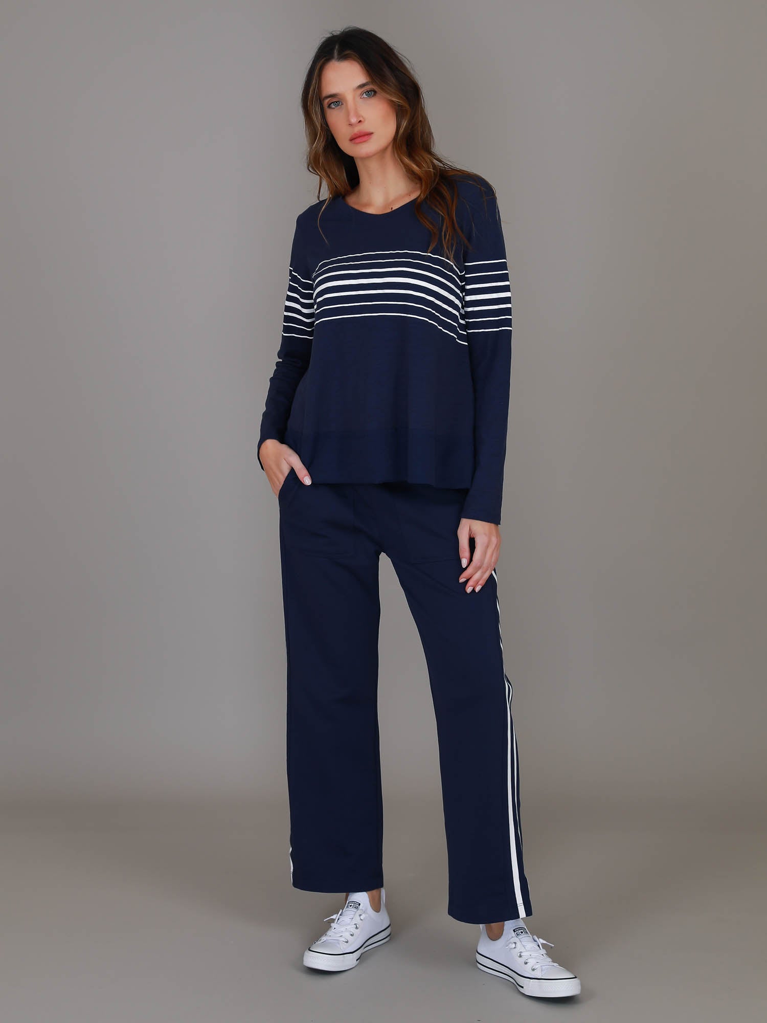 cropped long sleeve top #color_ink