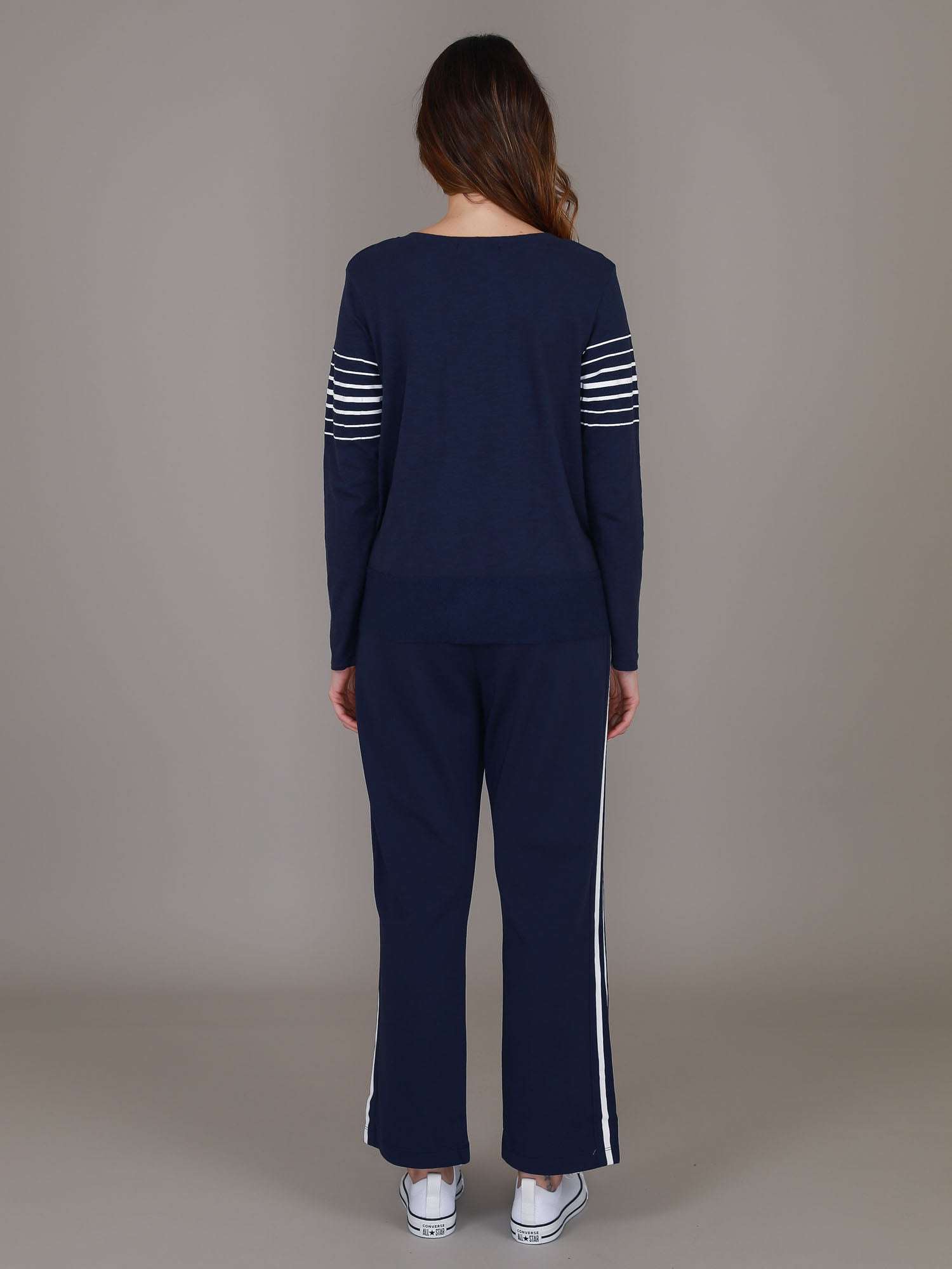 navy striped top #color_ink