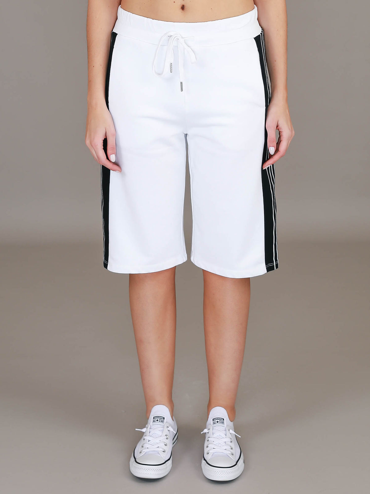 white drawstring shorts #color_white