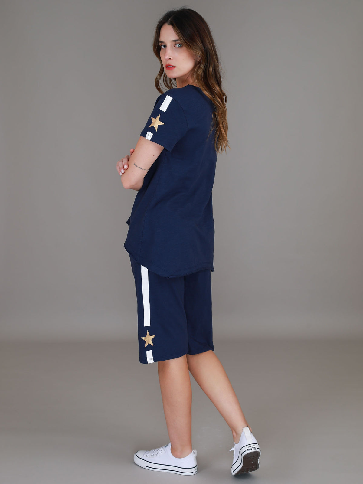 navy short sleeve tee #color_ink