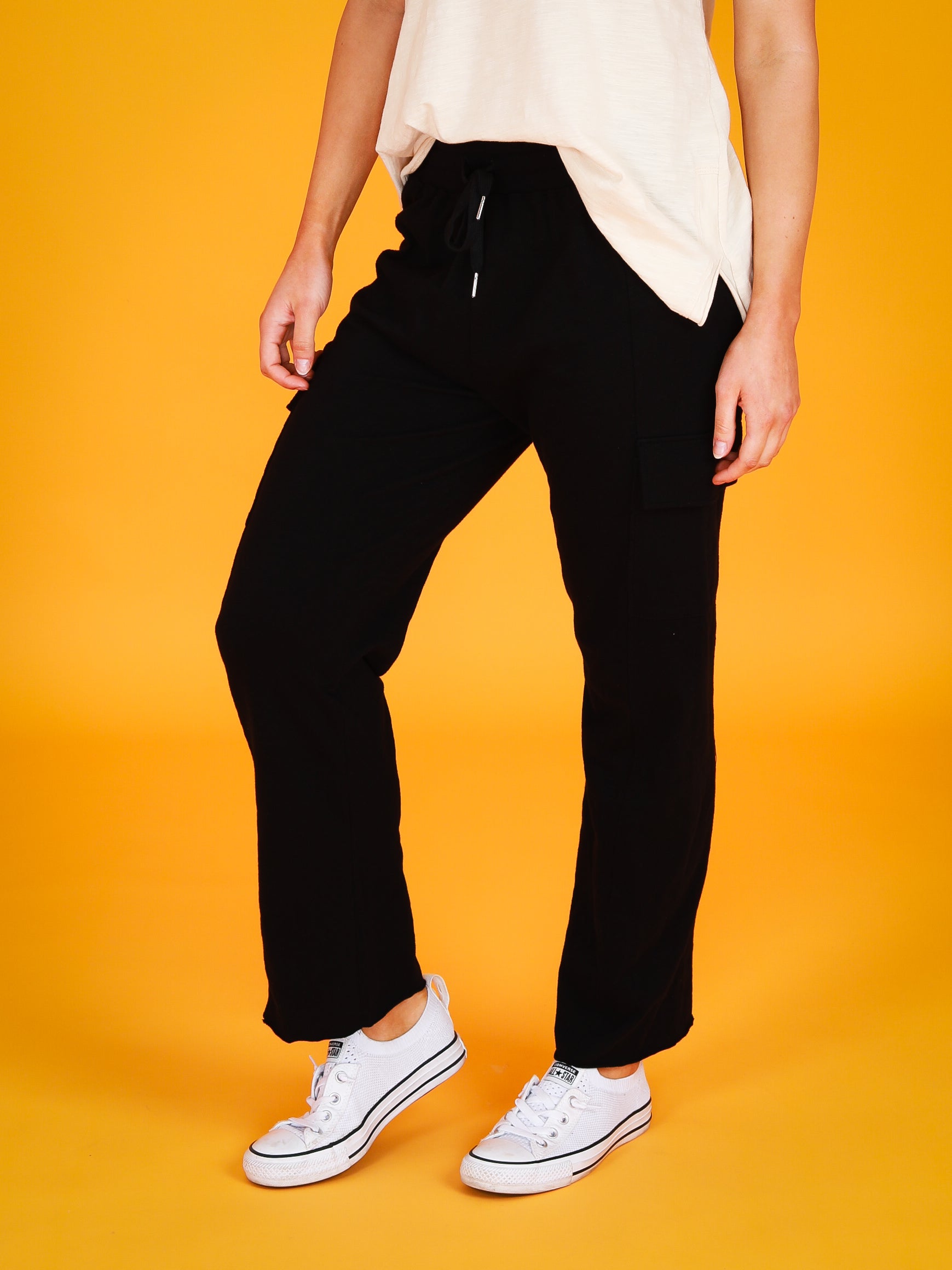 black cargos women #color_black