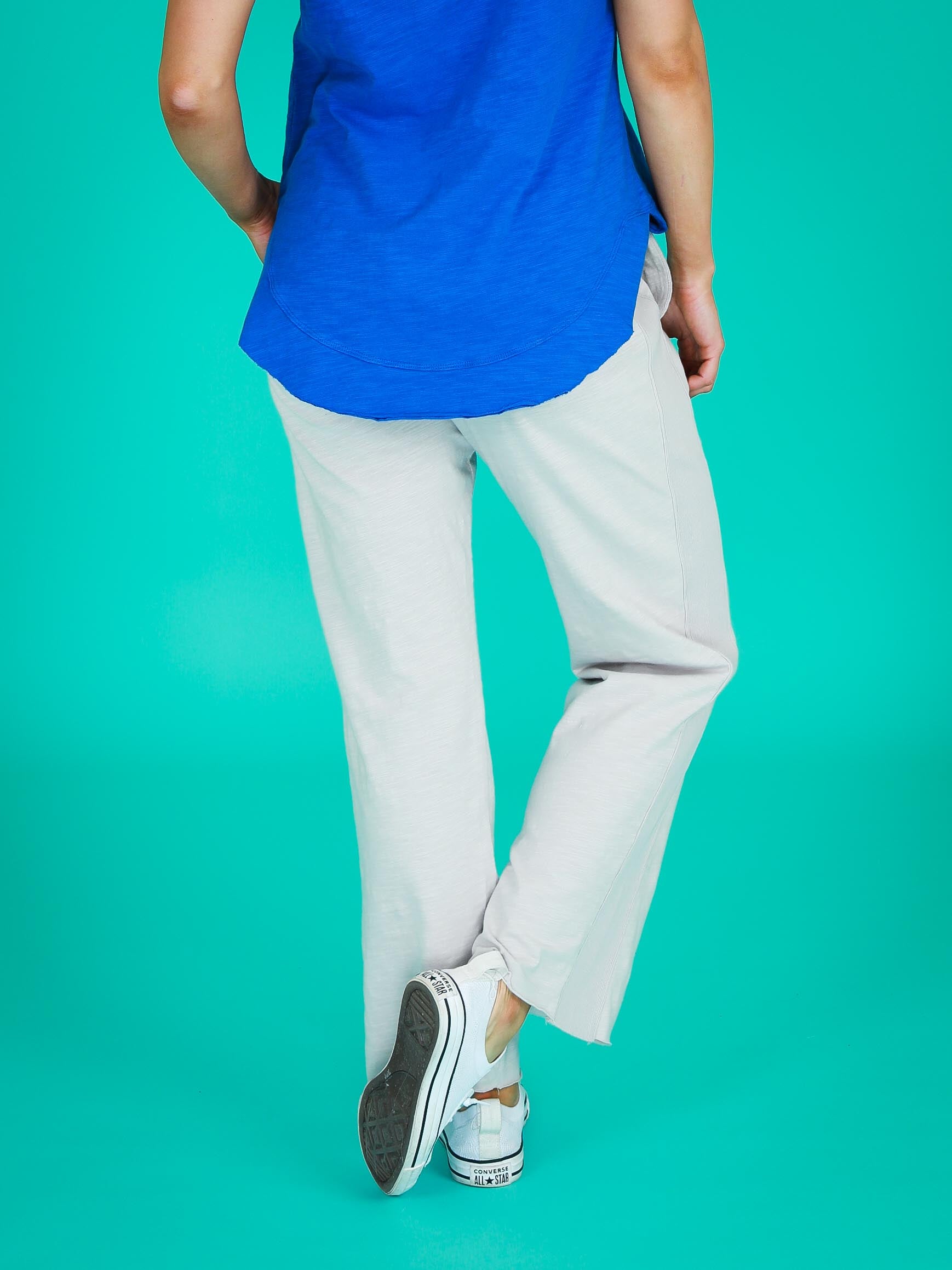high waisted wide leg #color_angora