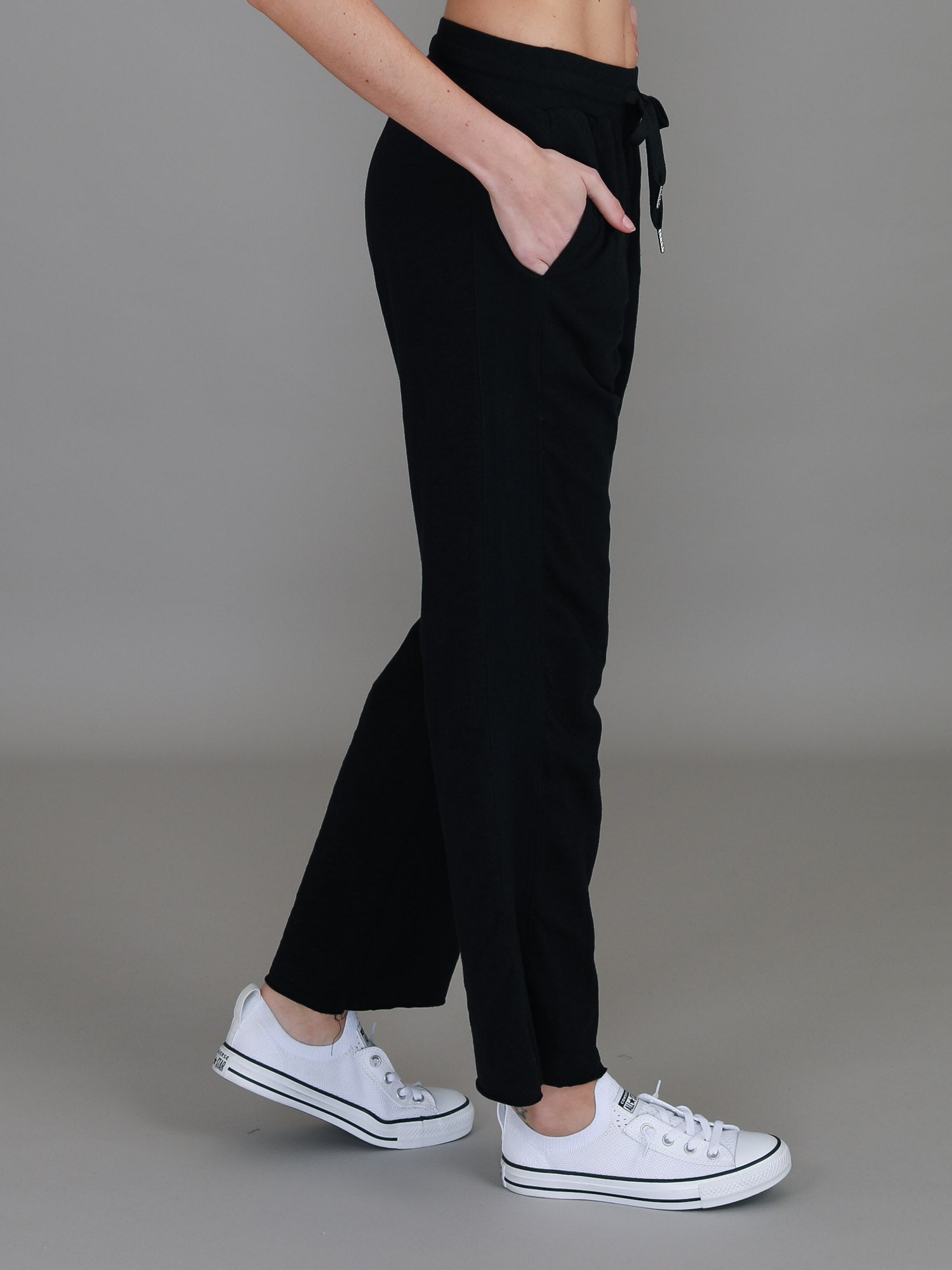 straight leg track pant #color_black