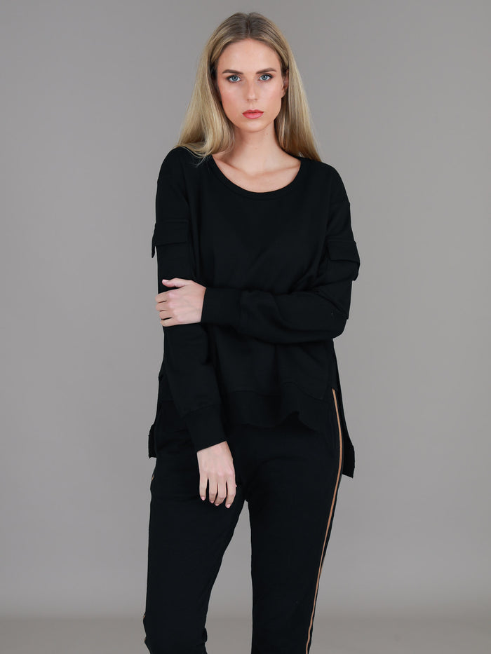 Kingscote Pocket Sleeve Crewneck Sweatshirt (Sale)