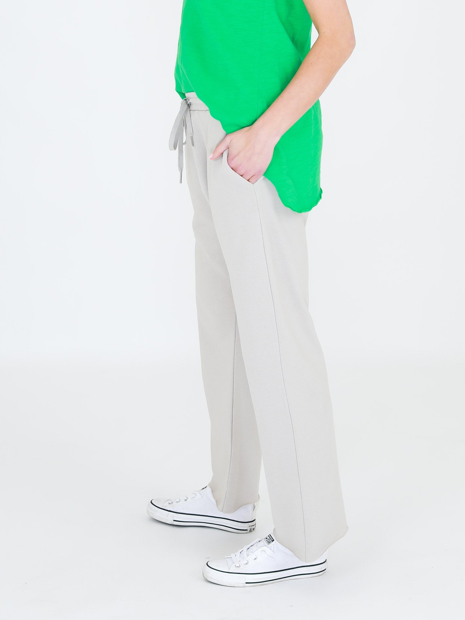high rise wide leg pants #color_angora
