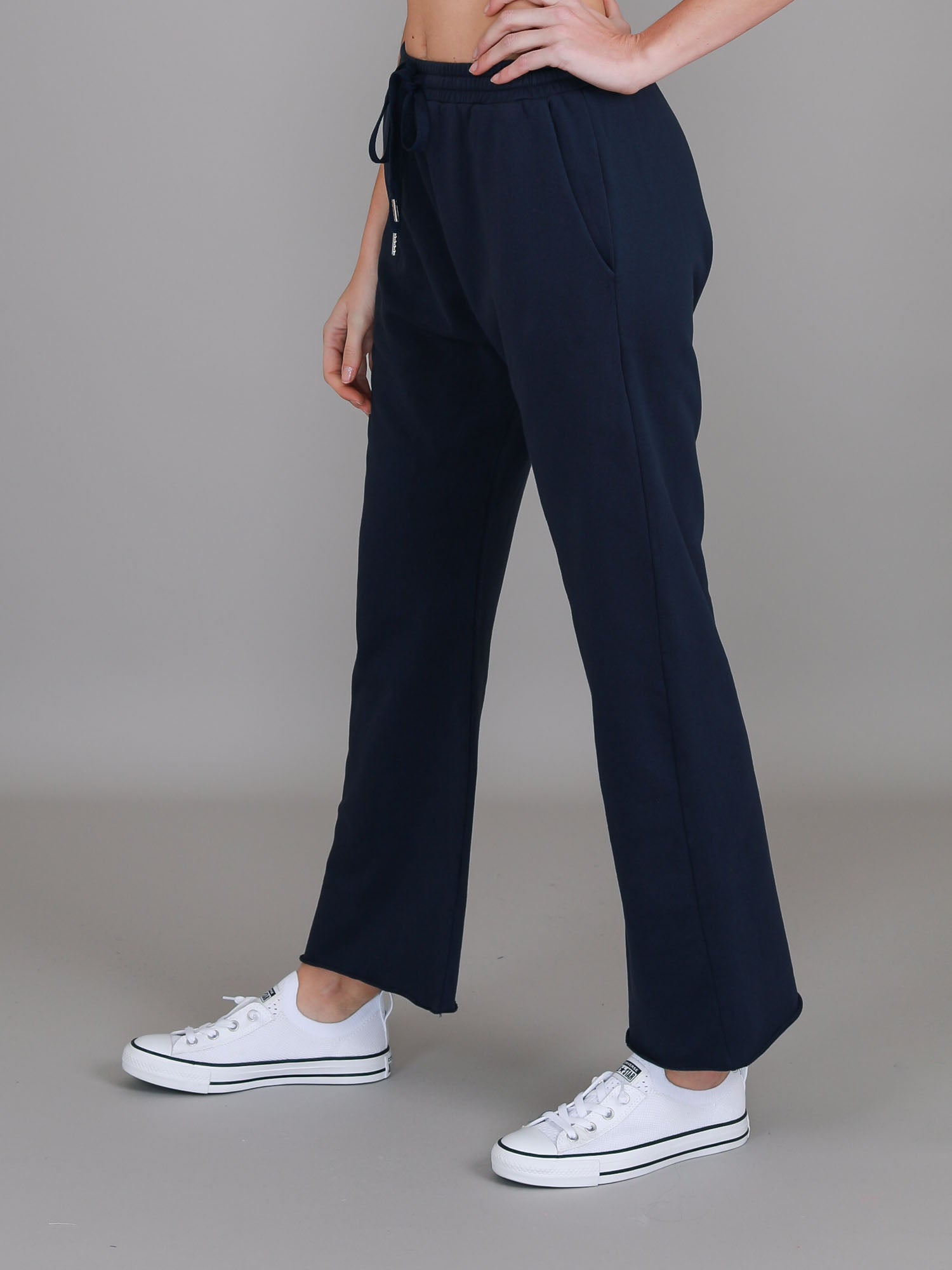 long wide leg sweatpants #color_ink