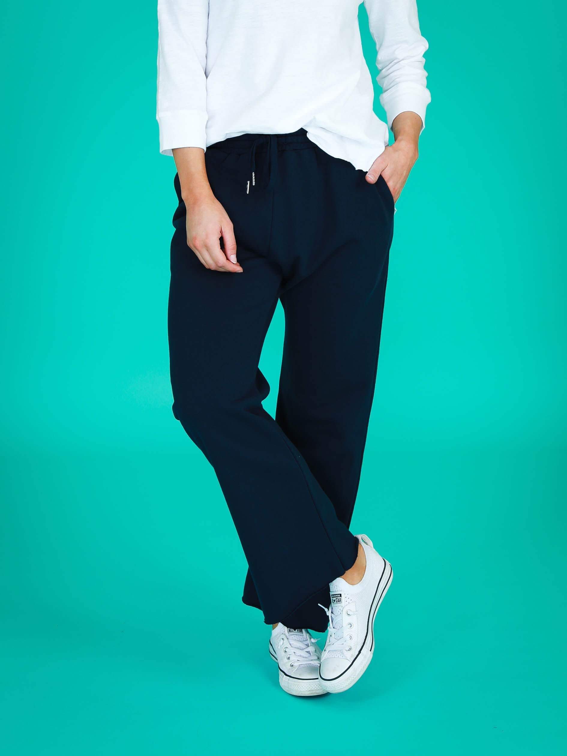 wide leg trackpants #color_ink