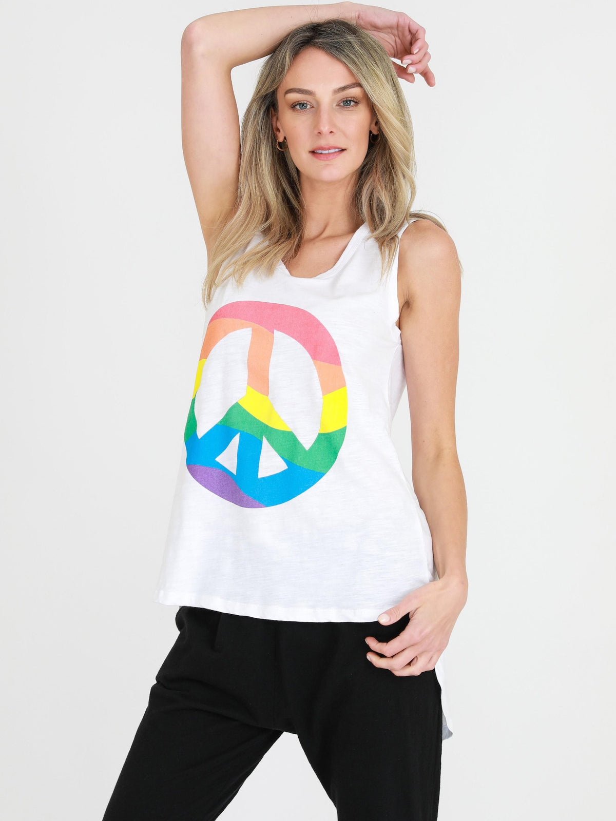 white graphic tank top #color_white