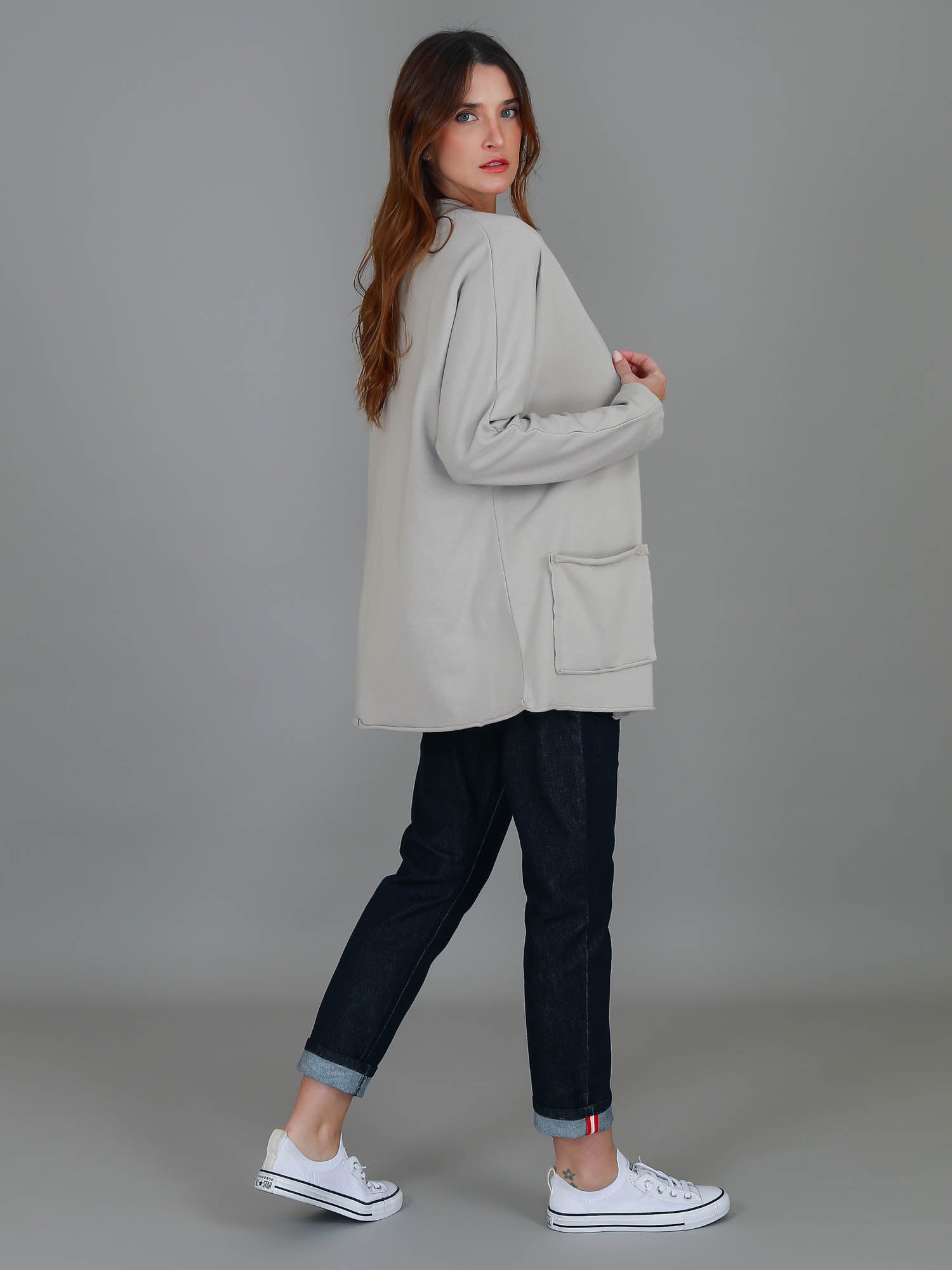 beige cardigan womens #color_angora