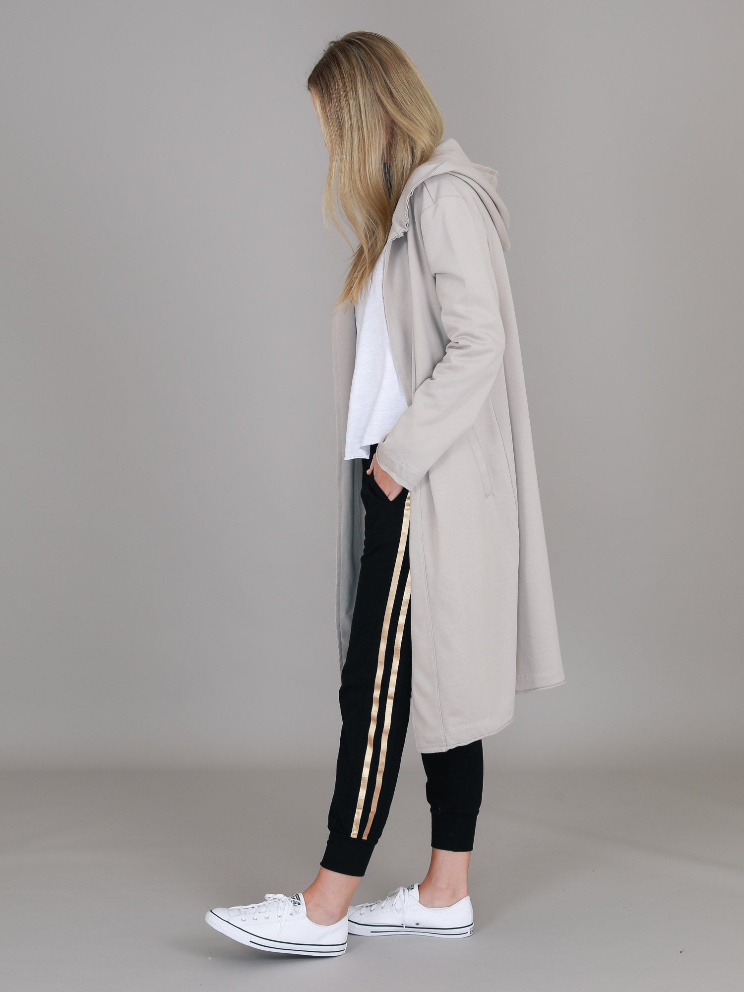 women's long cardigan #color_angora