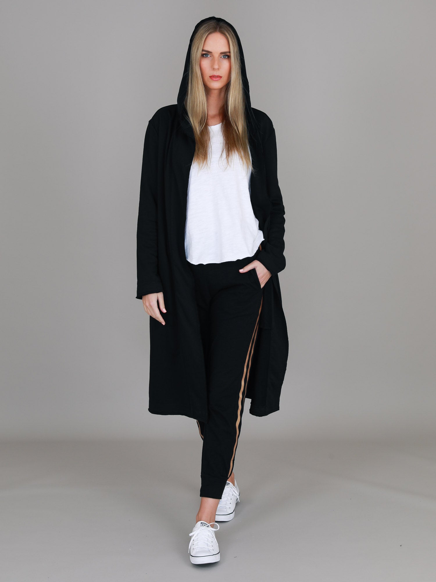 long cardigan sweater #color_black