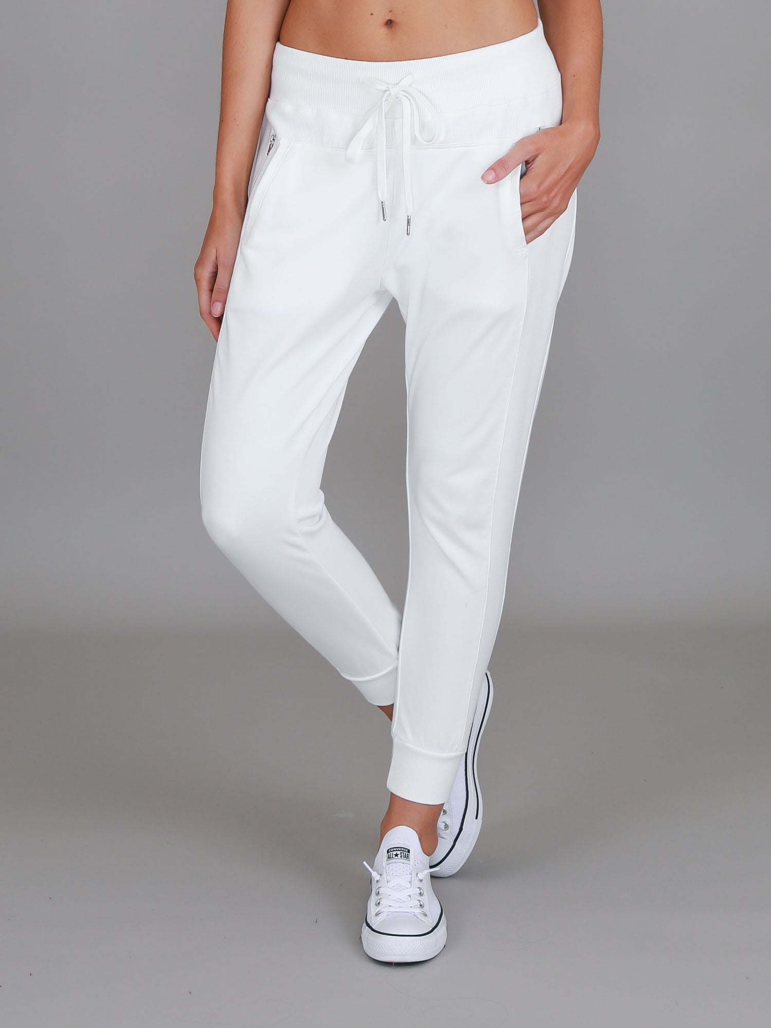 all white joggers #color_white