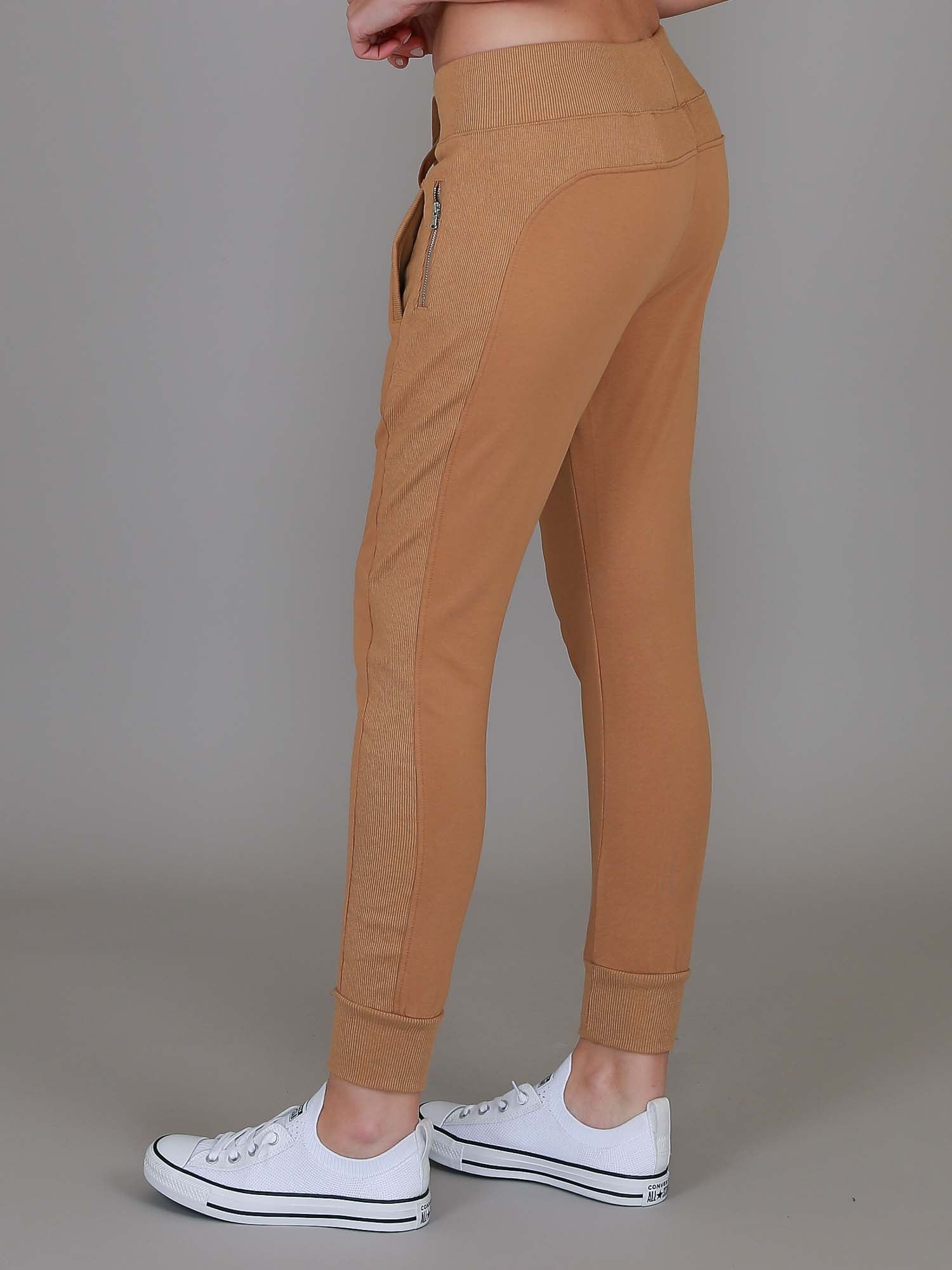 camel jogger pants #color_maize brown