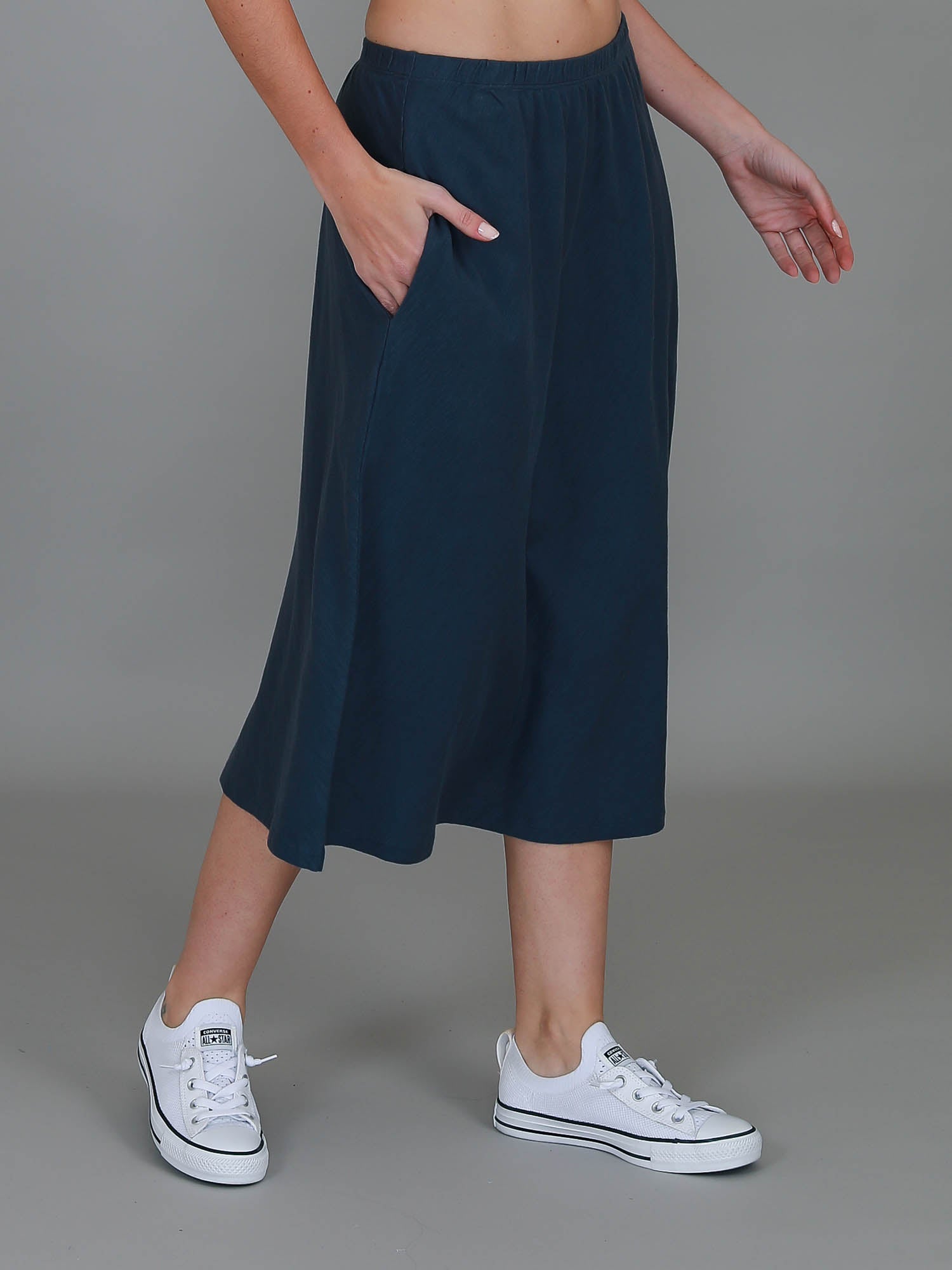 long navy skirt #color_indigo