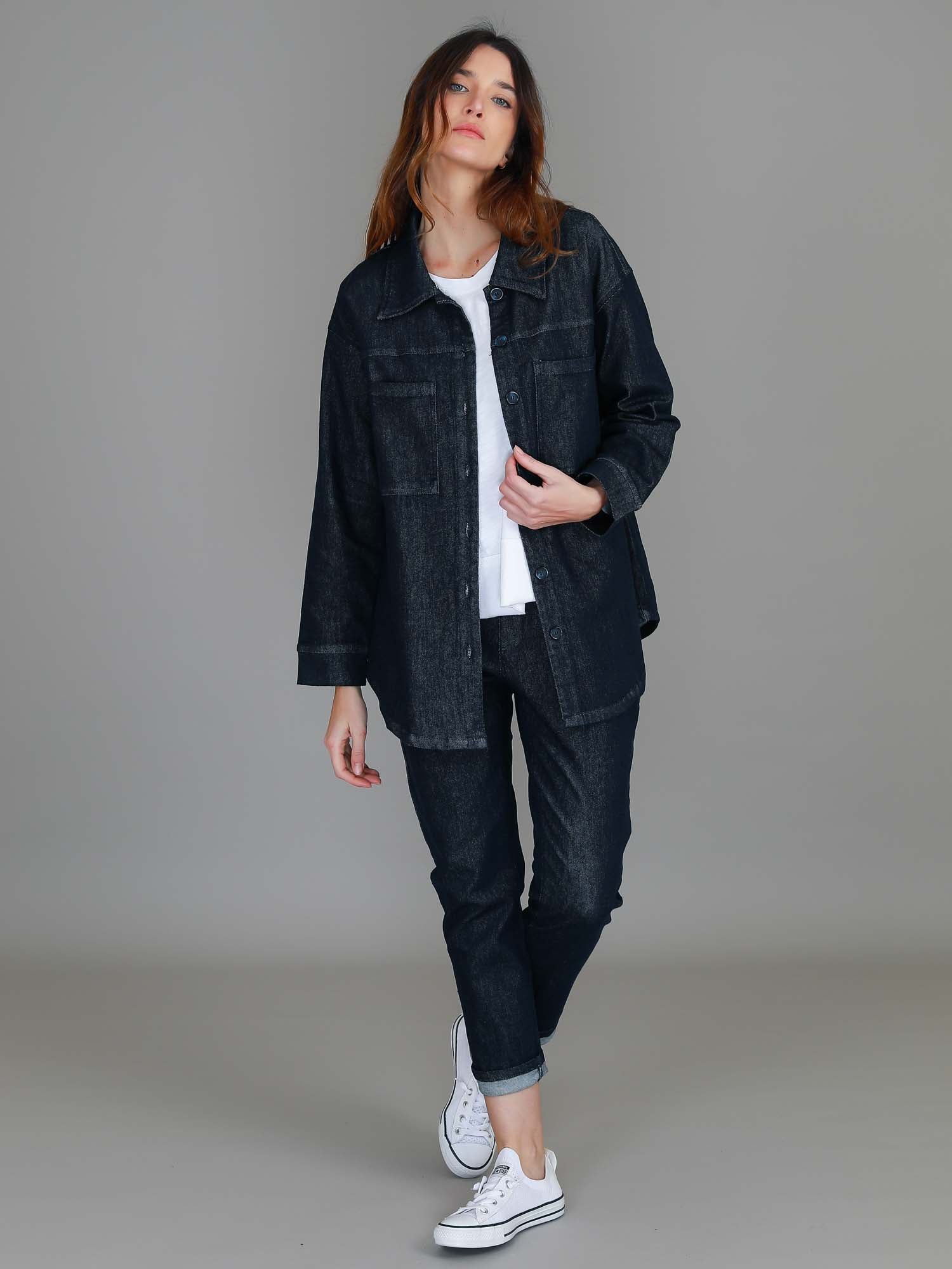 black denim shacket #color_dark denim