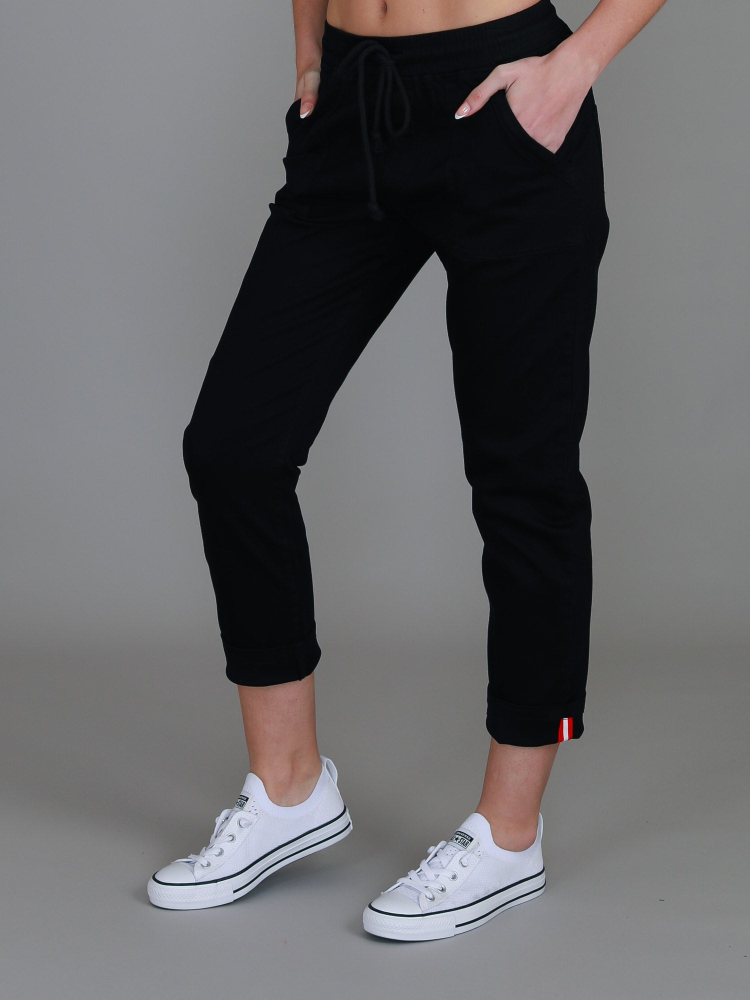 chinos women #color_black