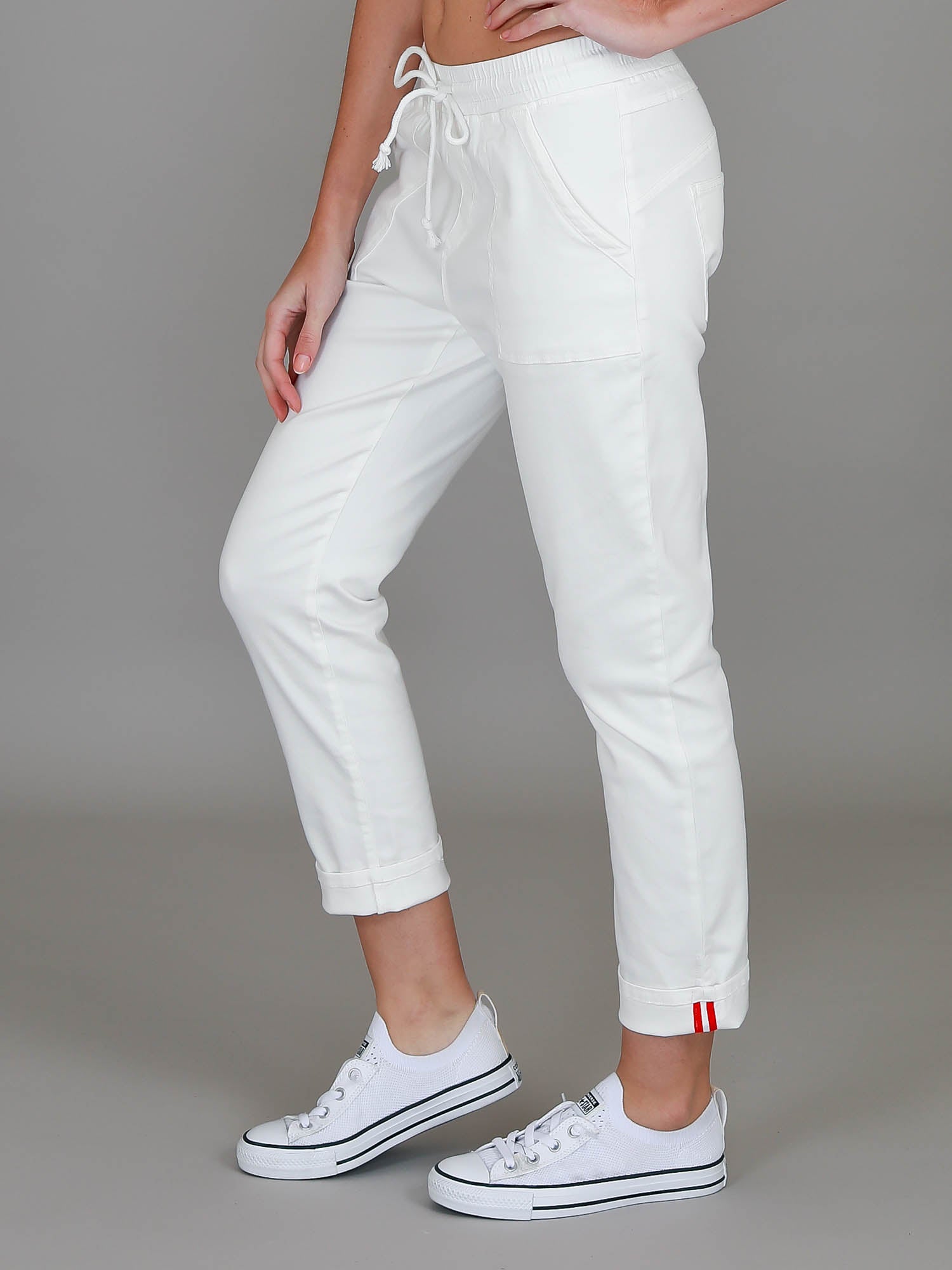 women's chinos australia #color_white