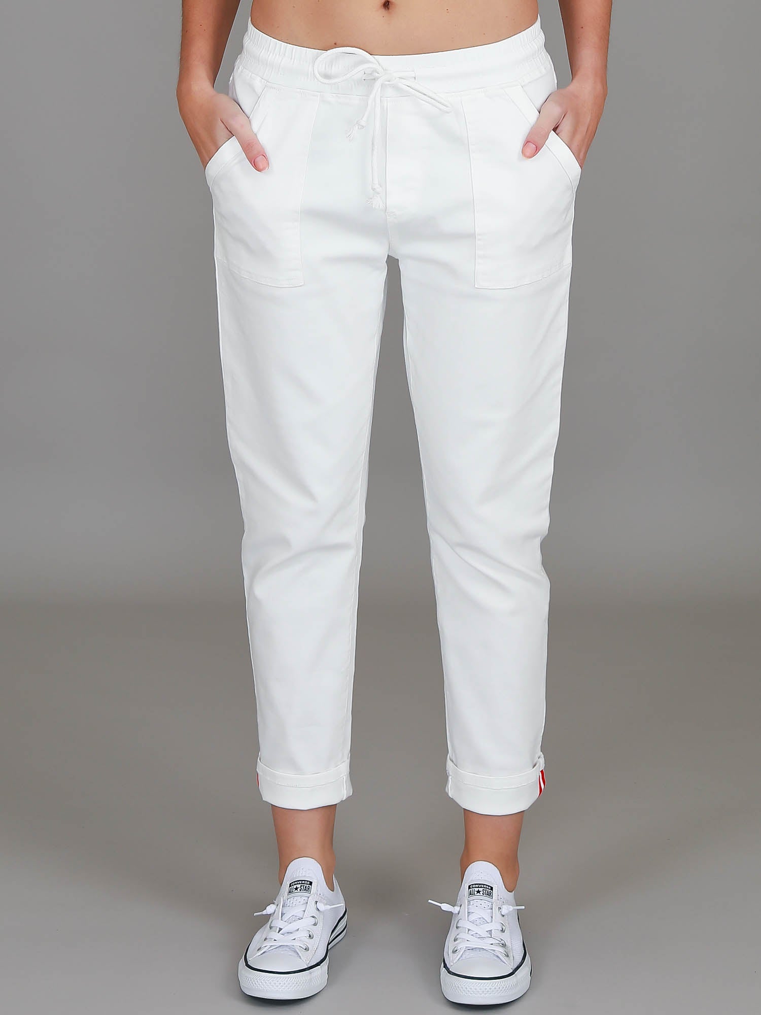 women's chino pants australia #color_white