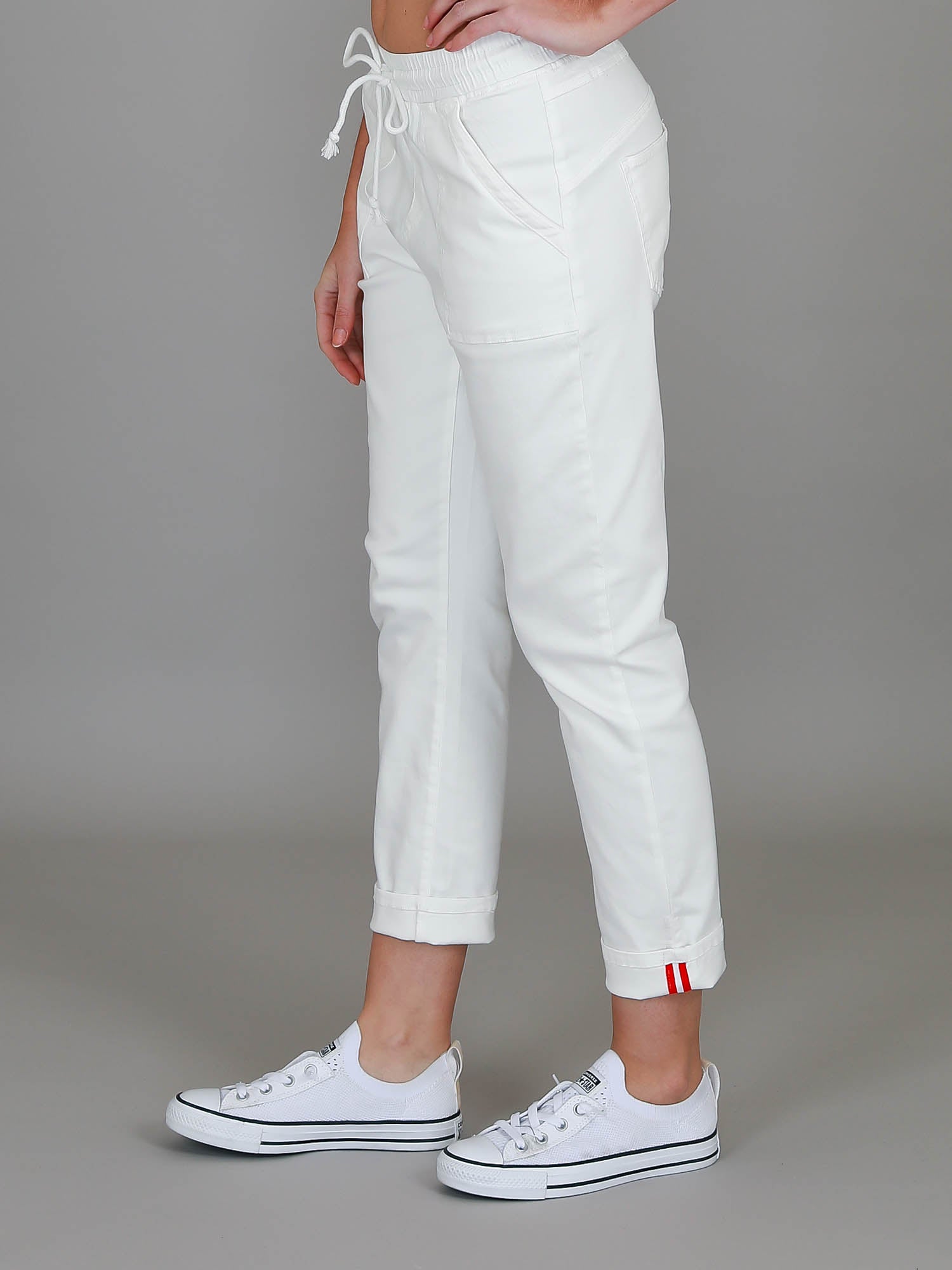 slack pants womens #color_white