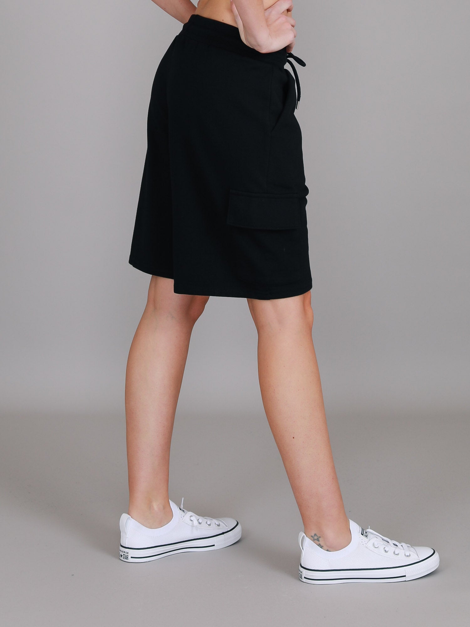 short cargo pants #color_black