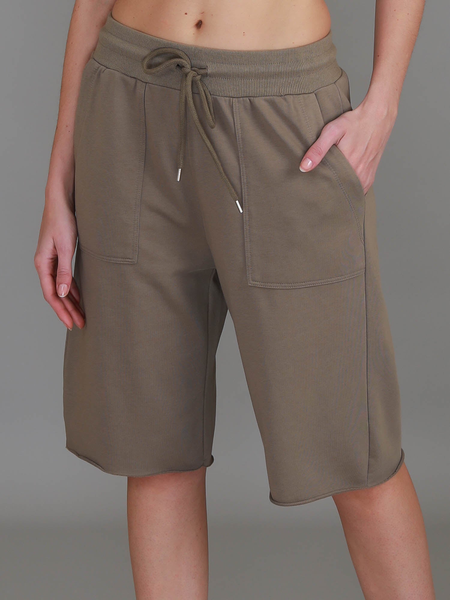 long womens shorts #color_ginger