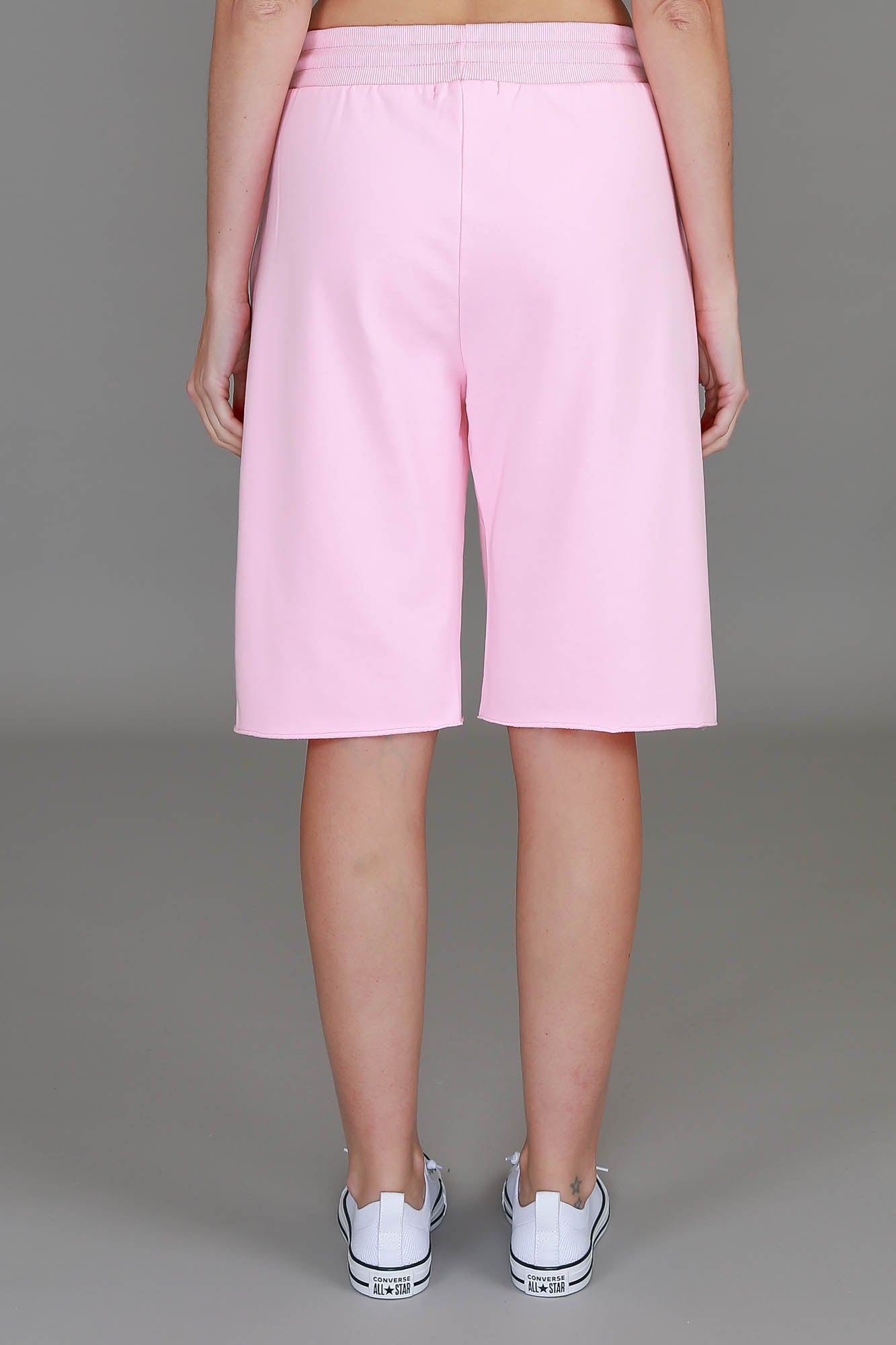 womens pink shorts #color_powder pink