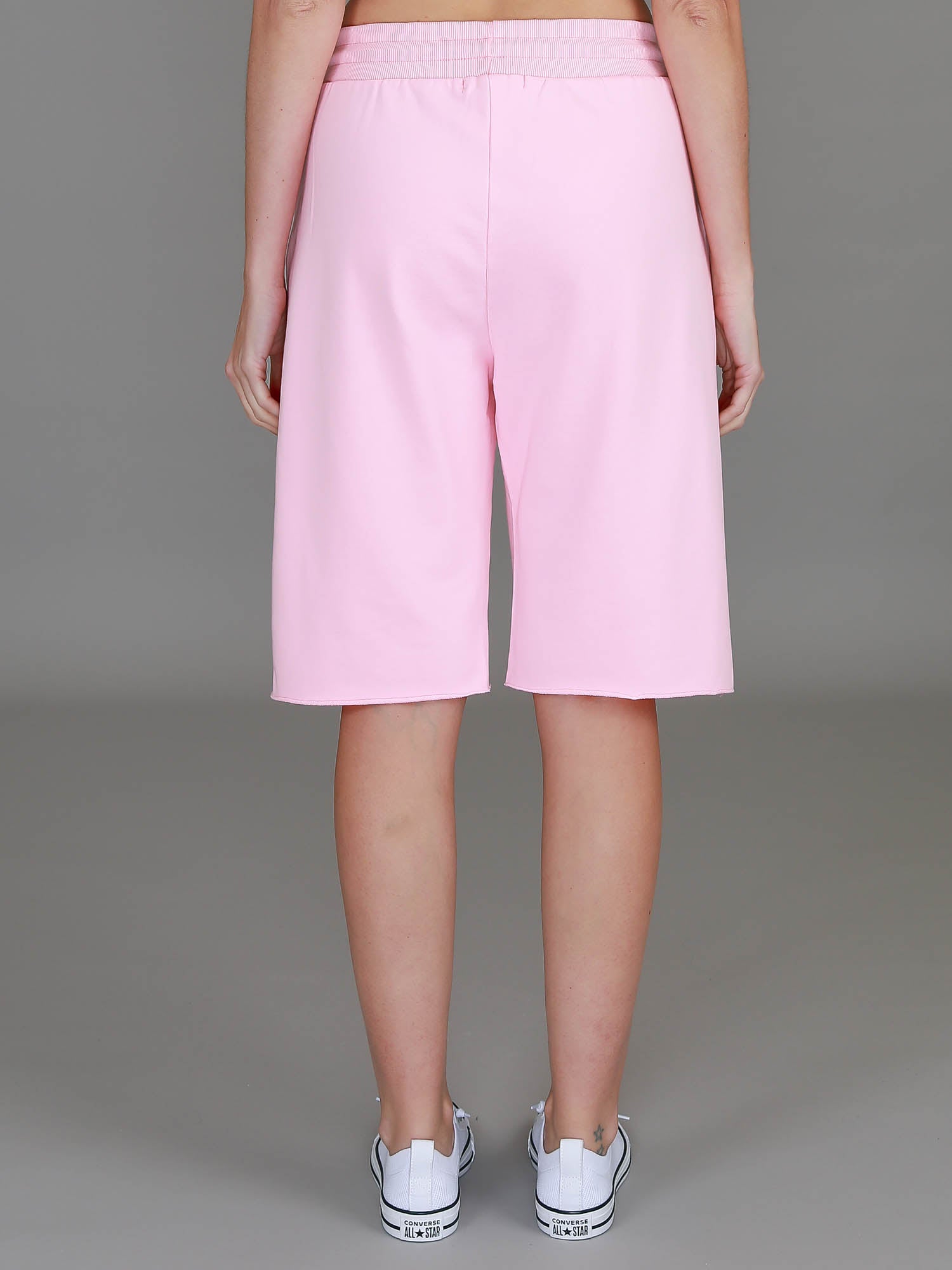 womens pink shorts #color_powder pink