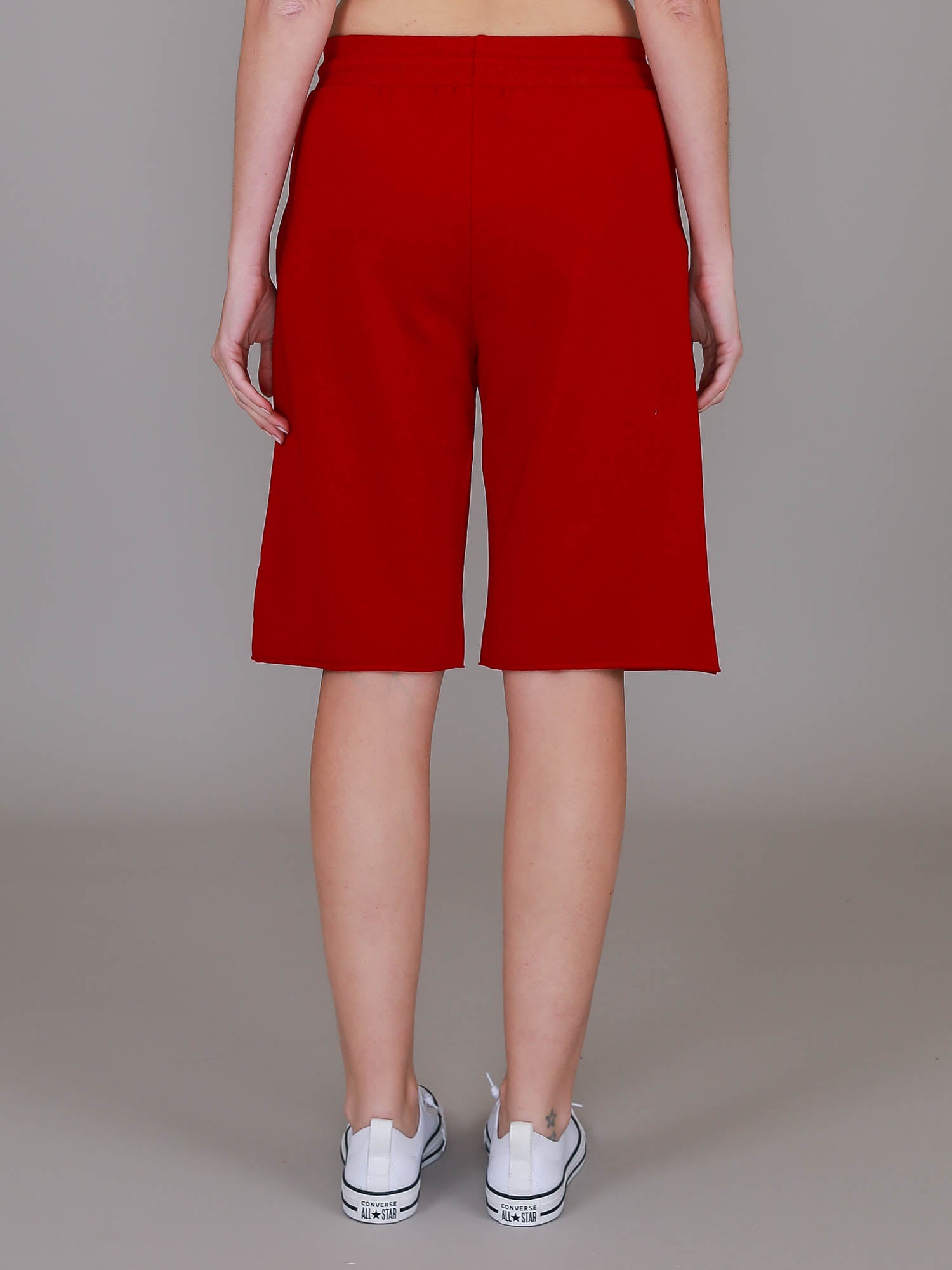 womens red shorts #color_rio red