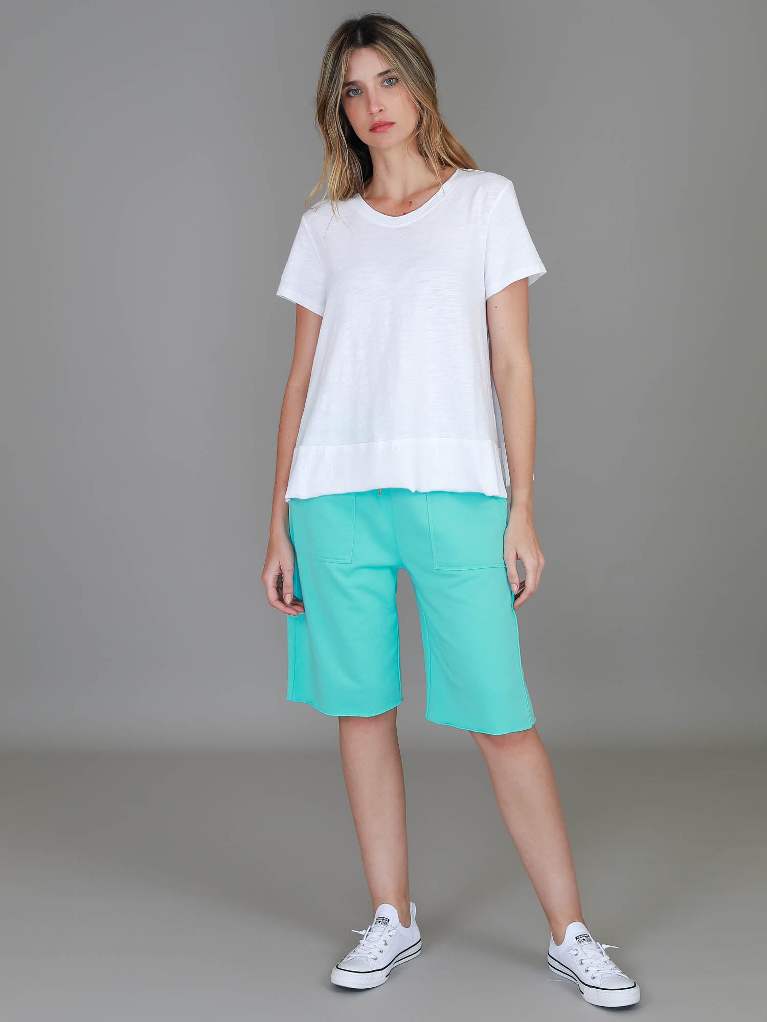 powder blue shorts #color_tiffany blue
