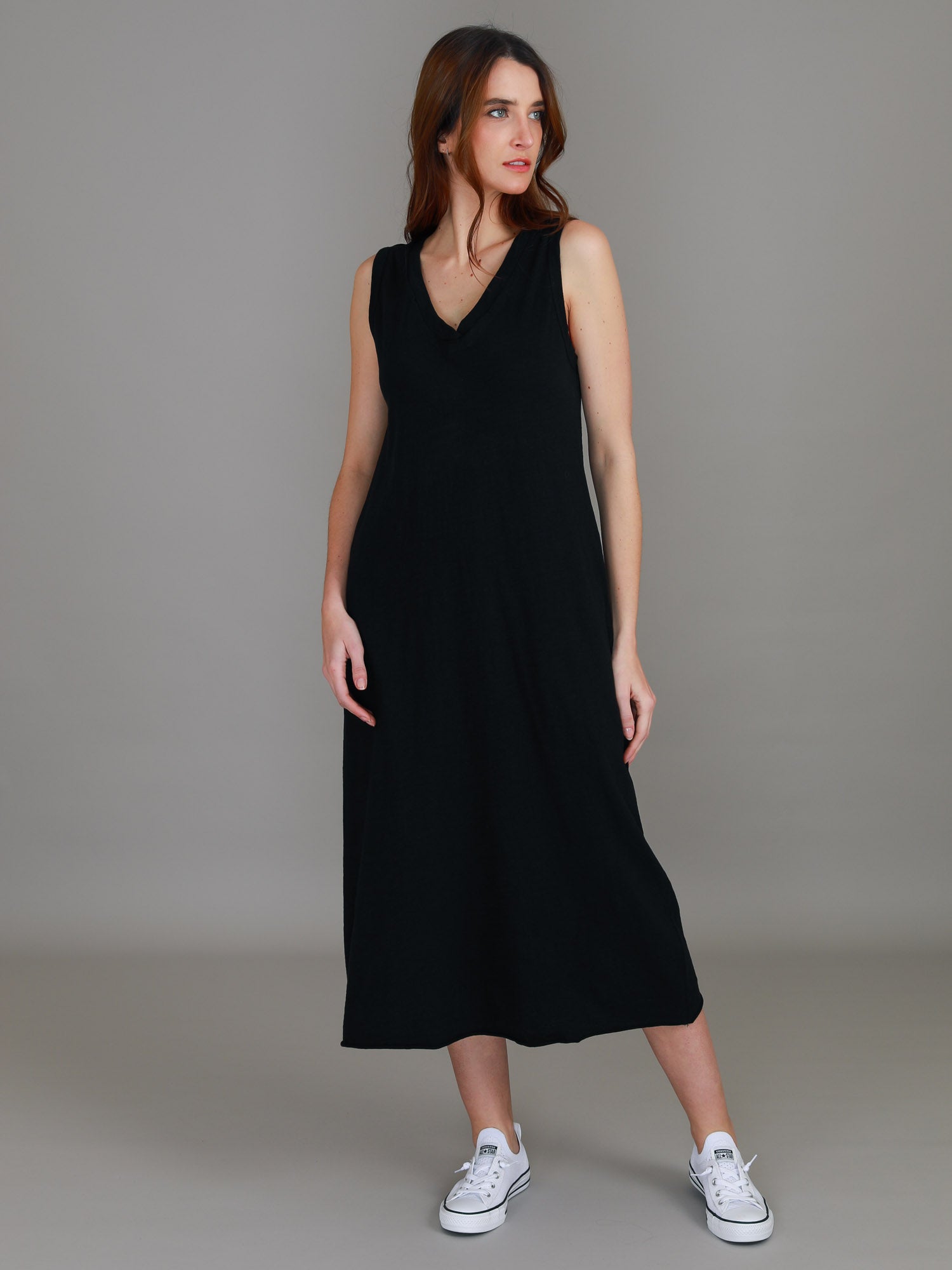 pretty maxi dress #color_black