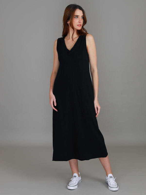 Cassini Sleeveless Tank Midi Dress