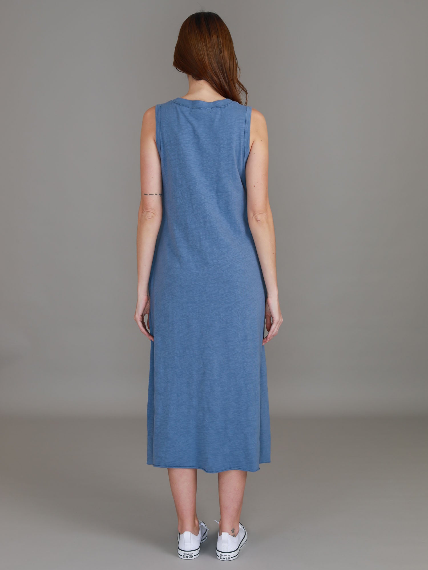 maxi long dress #color_pigeon
