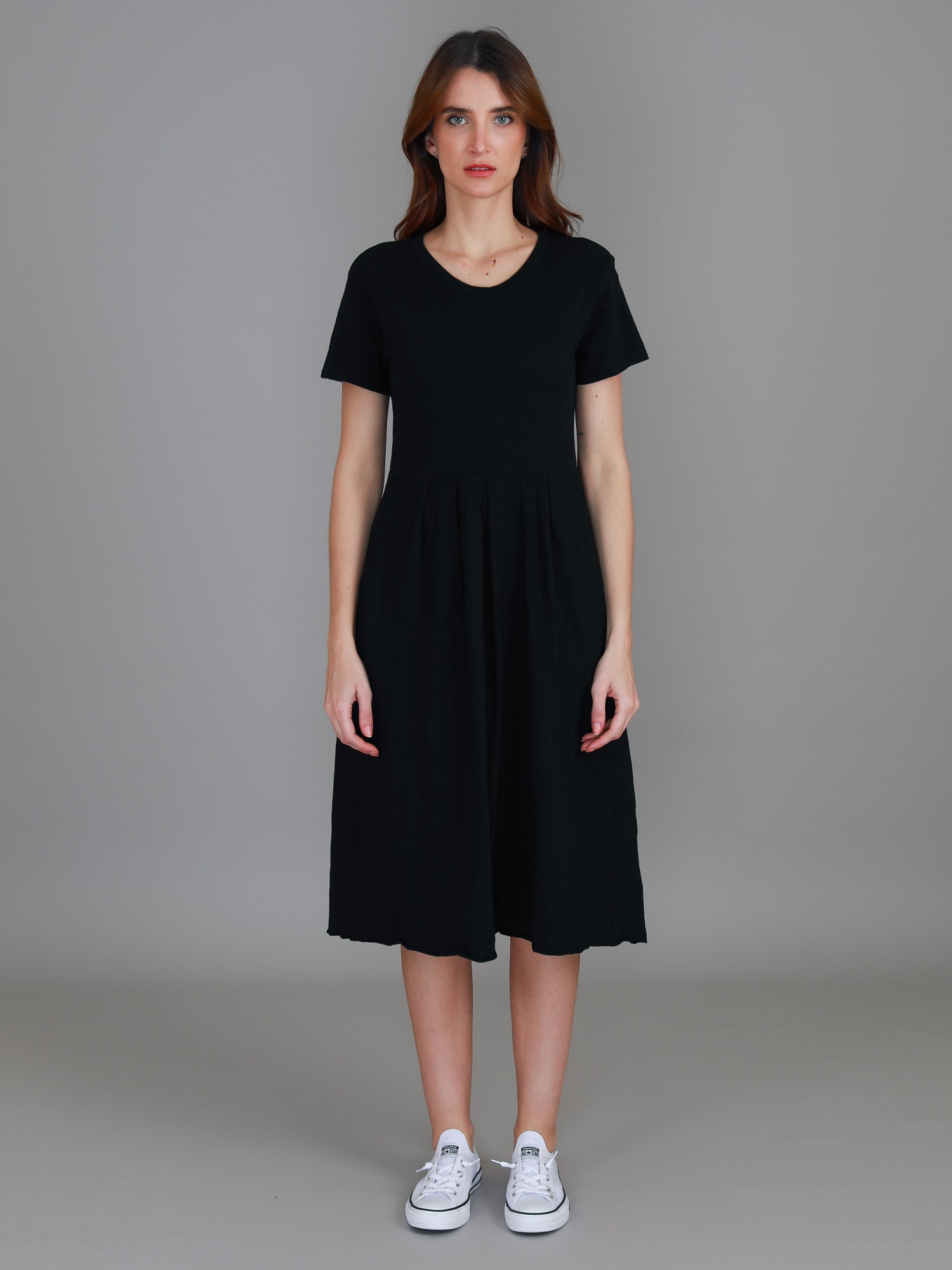 t shirt maxi dress #color_black