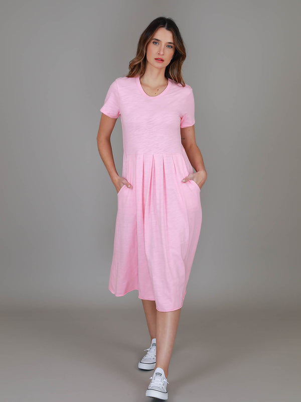 Nala | Women's Midi T Shirt Dress – Cotton Jersey
