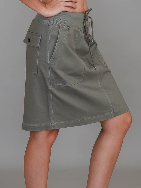 Pisces Drawstring Chino Skirt