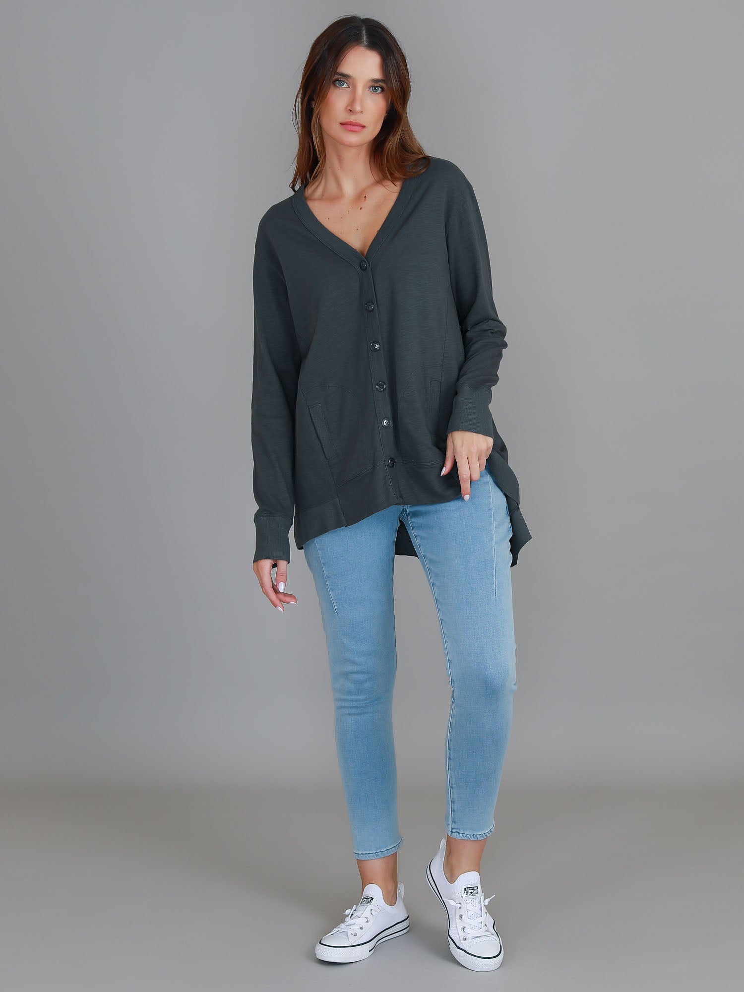 cardigan sweater #color_charcoal