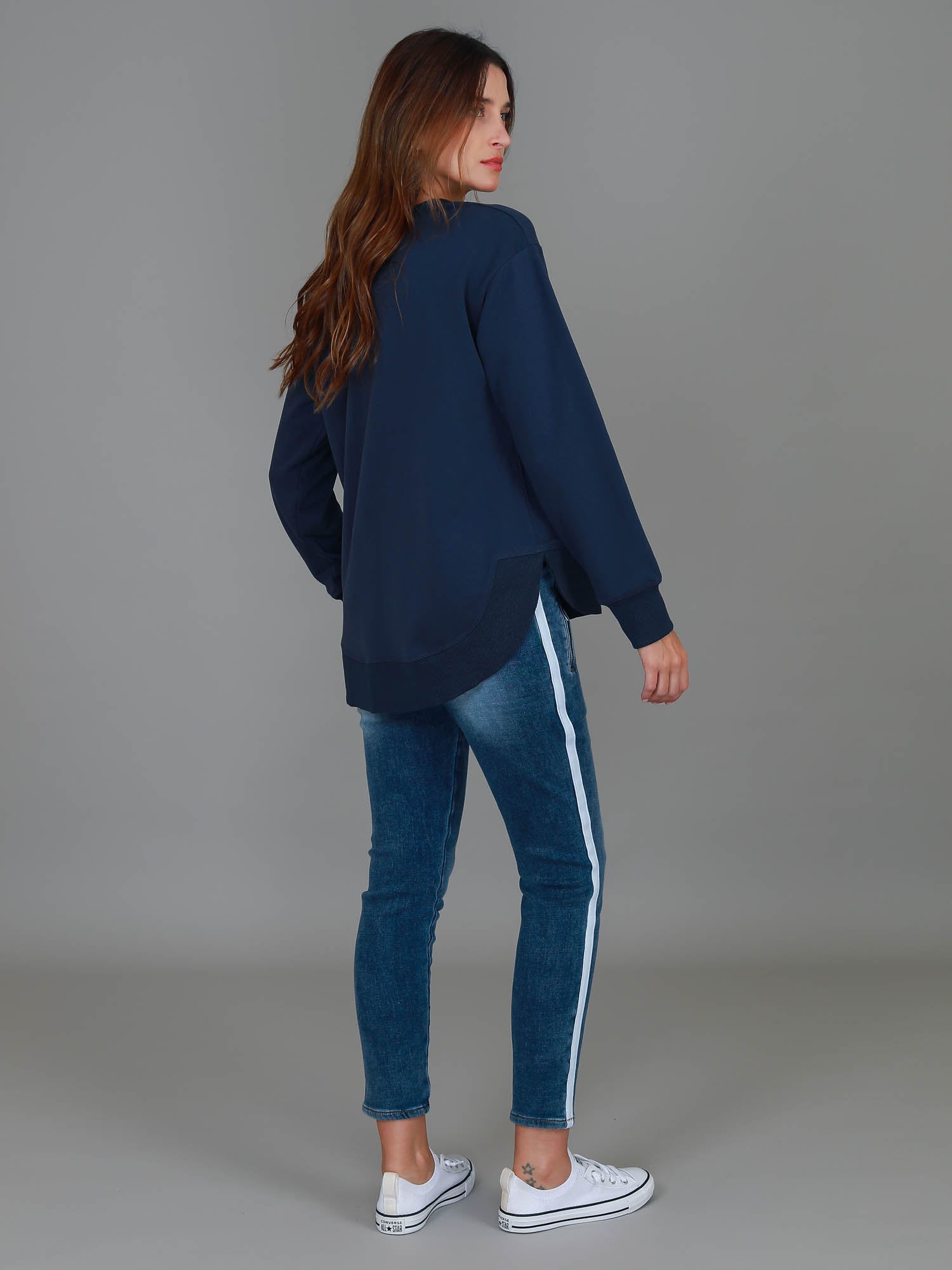 fancy sweatshirts for ladies #color_navy