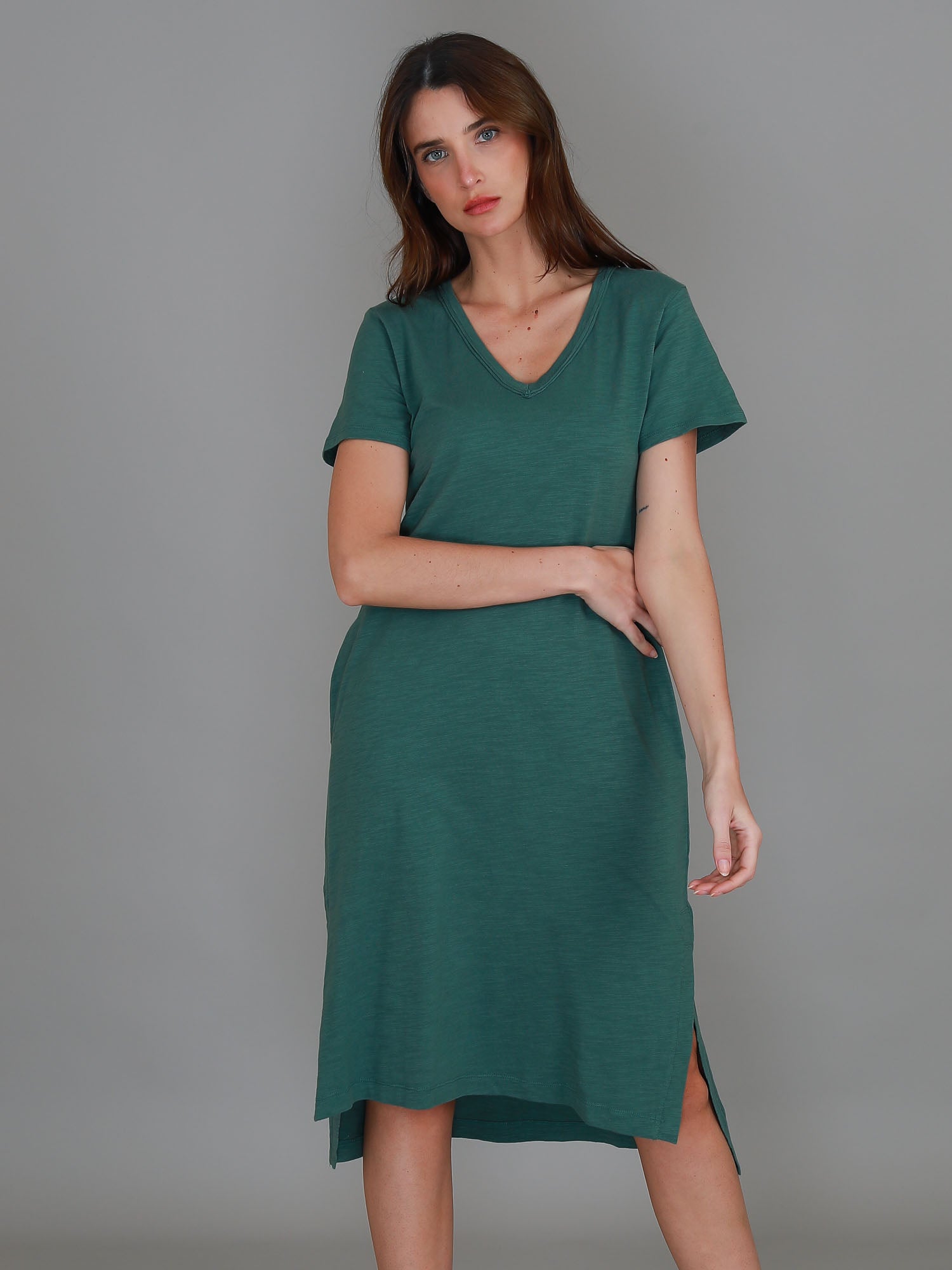 Bayside Short Sleeve Dress | Women's Casual V-Neck Dress Bayside Short Sleeve Dress | Women's Casual V-Neck Dress