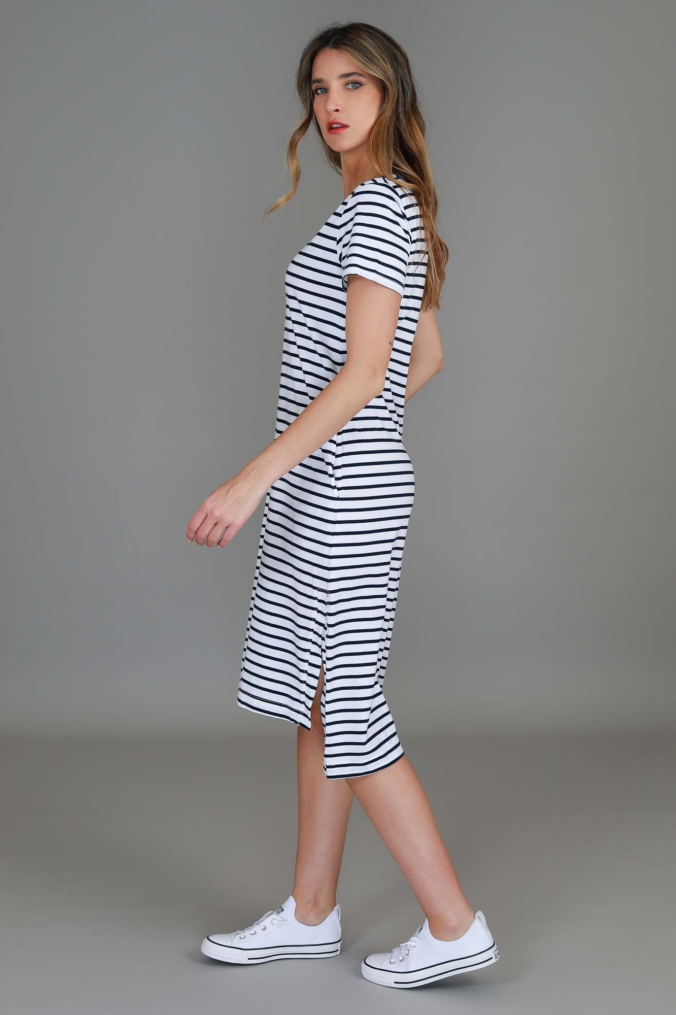 striped dresses #color_nautic stripe