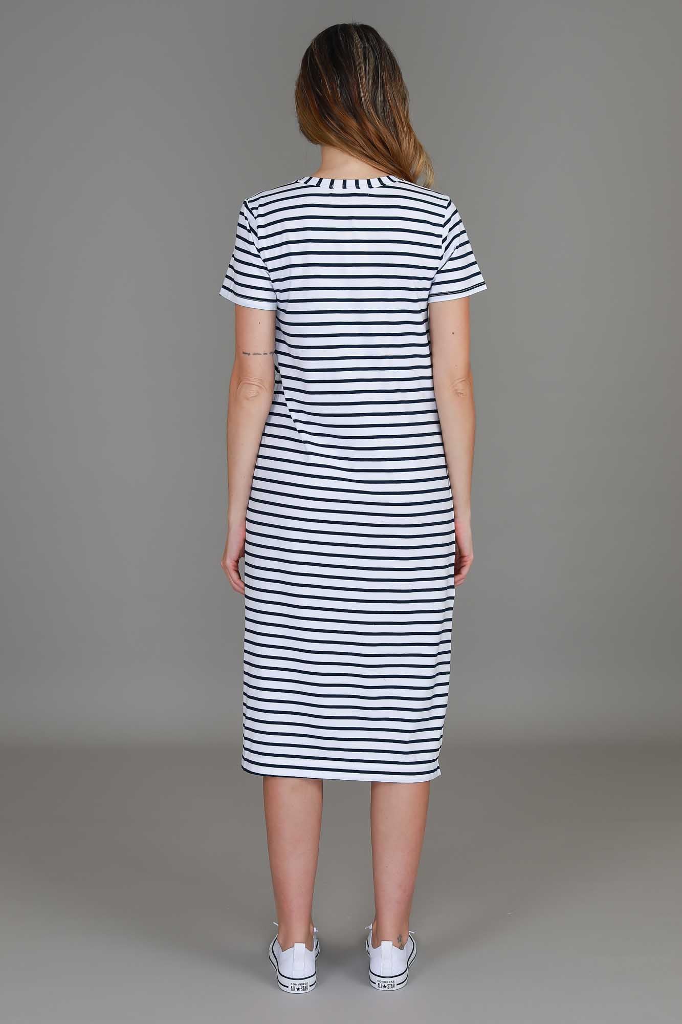 stripy dress #color_nautic stripe