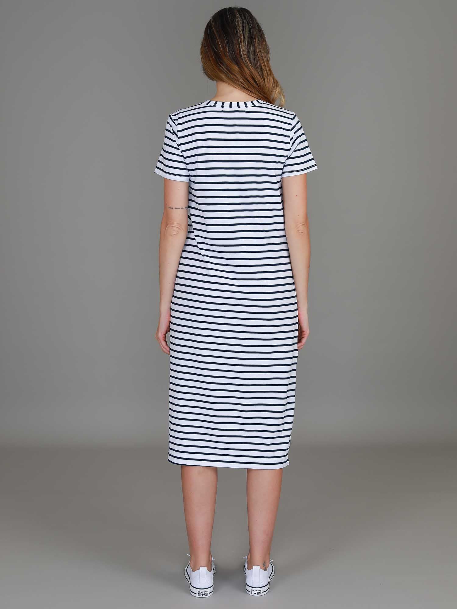 stripy dress #color_nautic stripe
