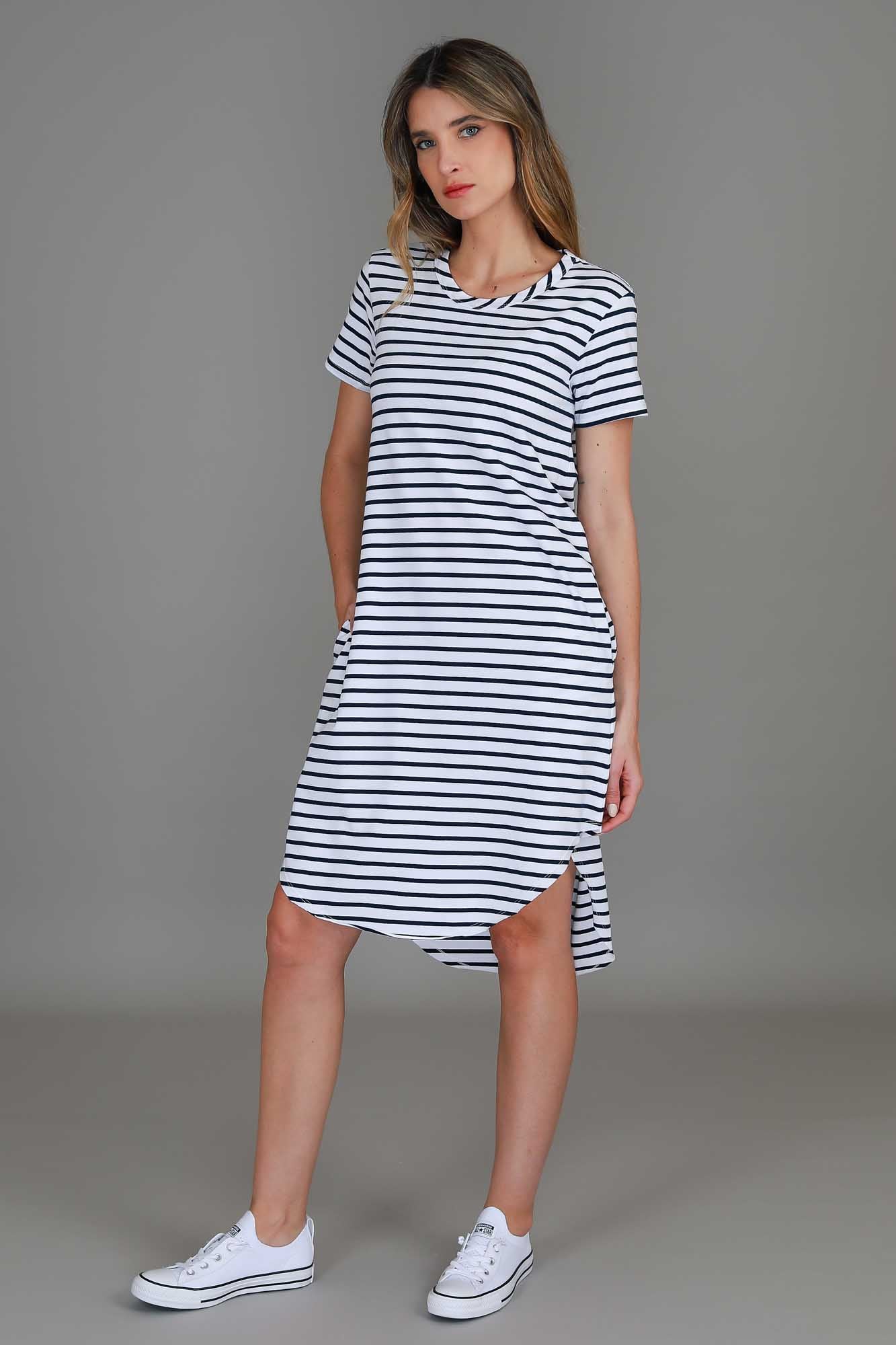 stripey dress #color_nautic stripe