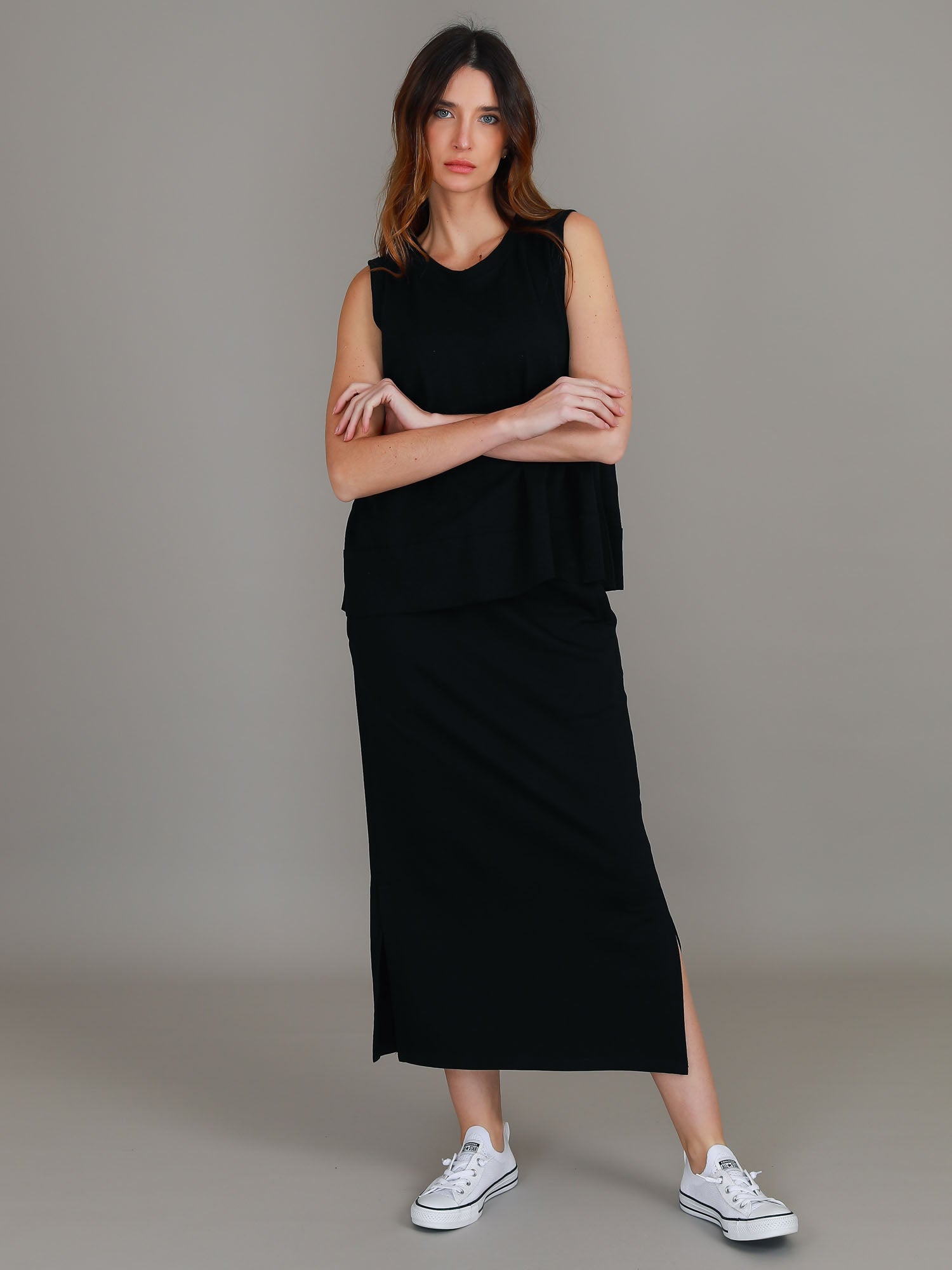 womens black tank #color_black