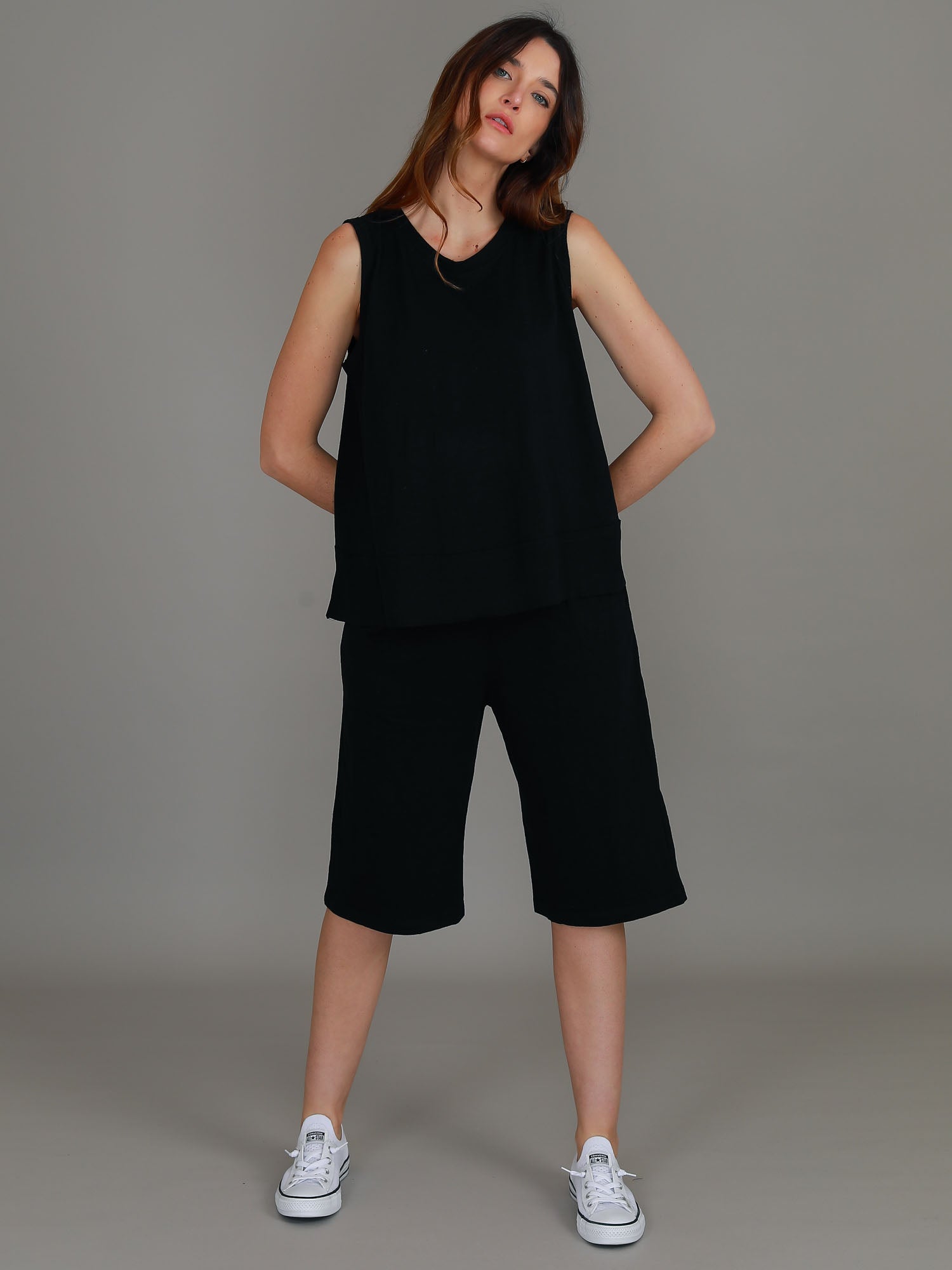 summer shorts women #color_black