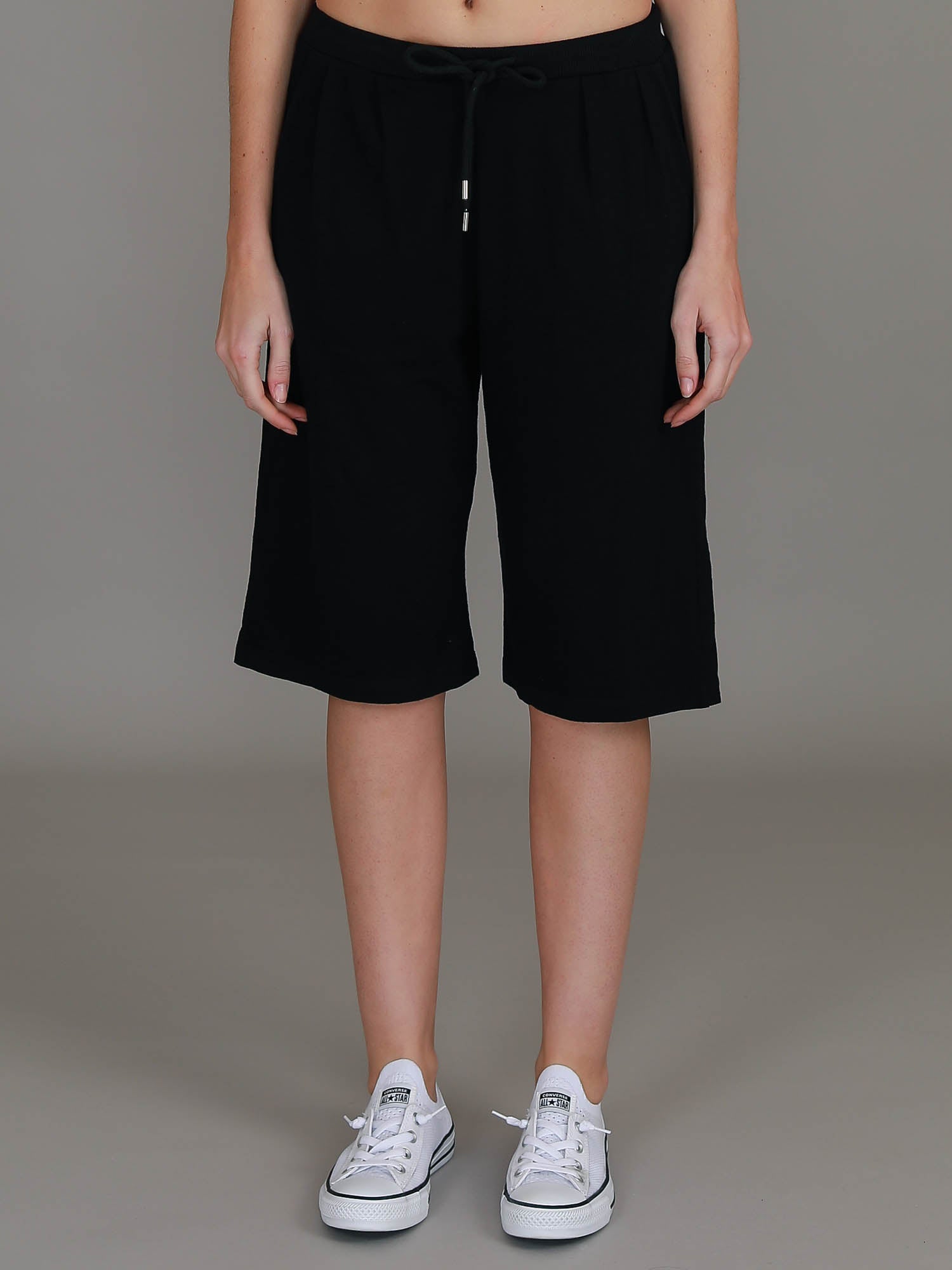 long black shorts #color_black