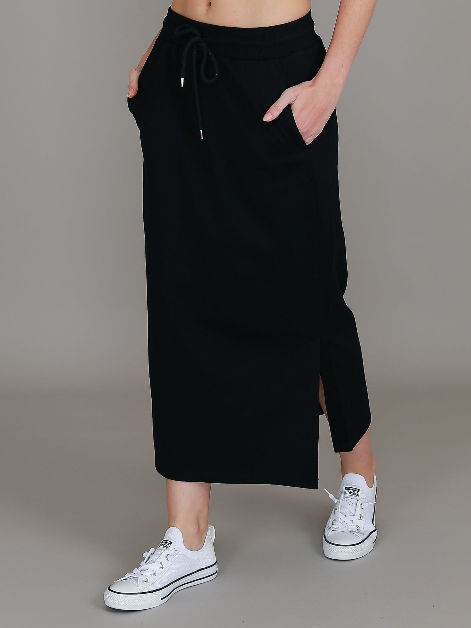 midi skirt #color_black