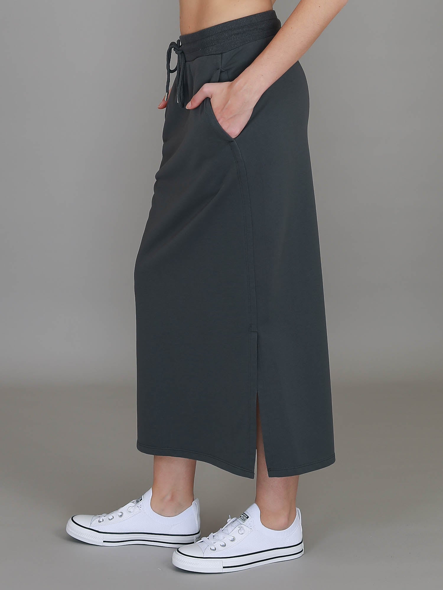 ladies long skirts #color_charcoal