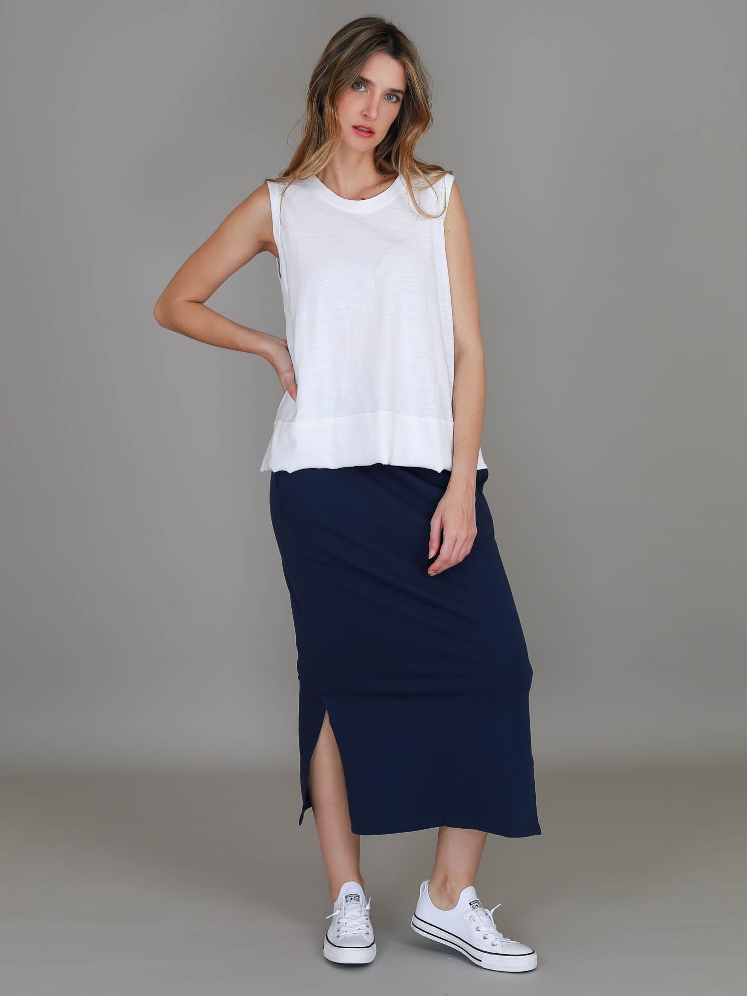 womens long skirt #color_ink