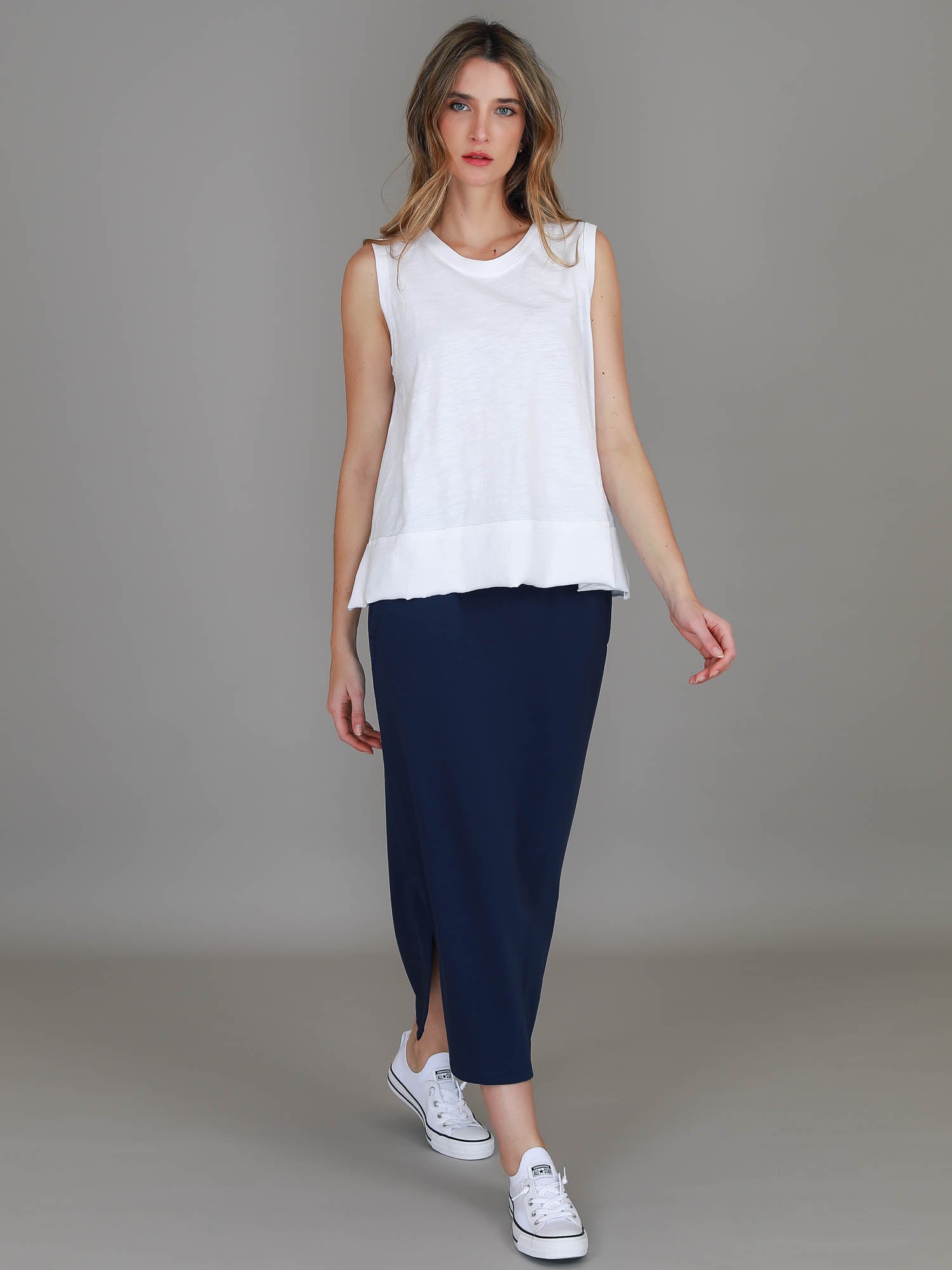 women maxi skirt #color_ink